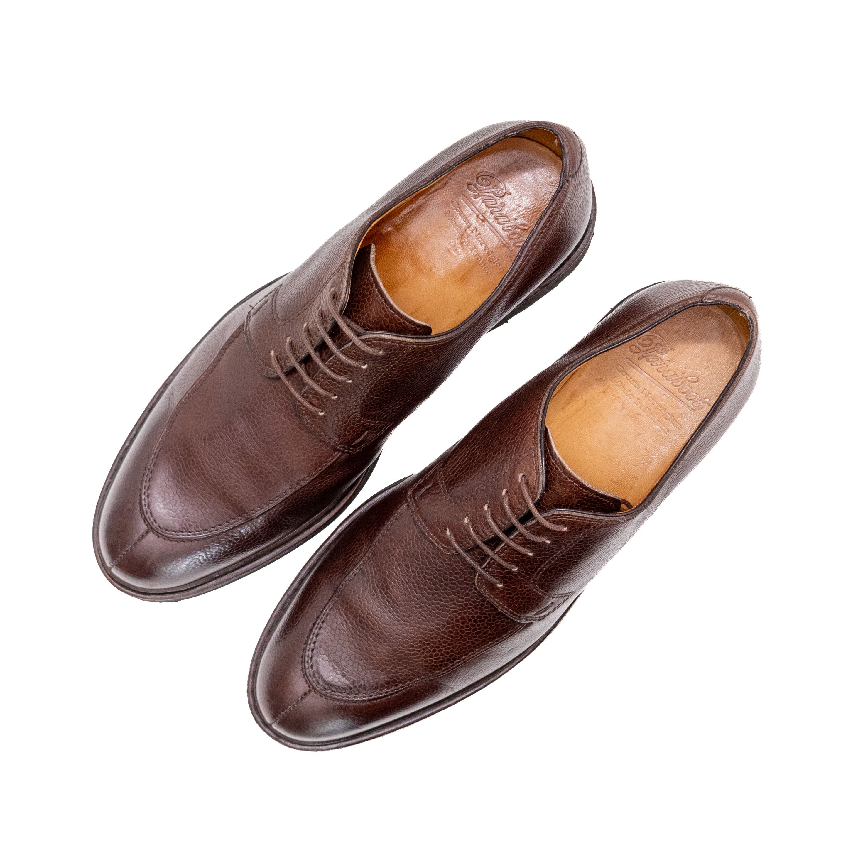 Paraboot Paraboot Rousseau Split Toe Lace Up Brown Grain Leather Size US 8.5 / EU 41-42 - 6 Thumbnail