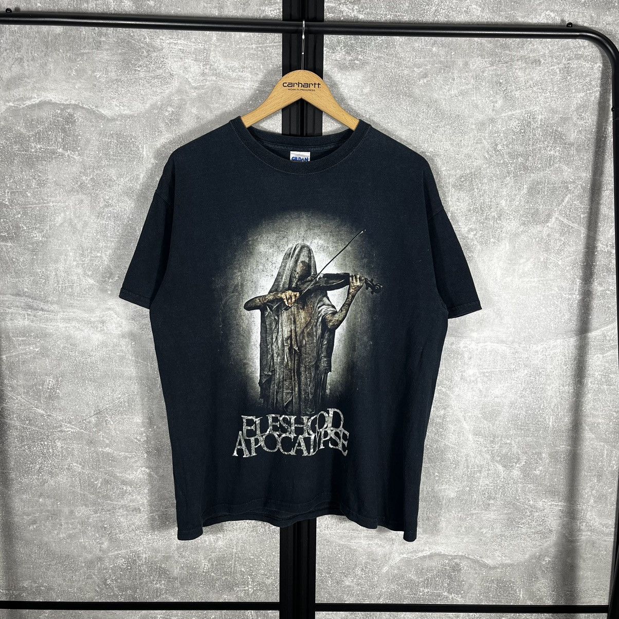 Band Tees Fleshgod Apocalypse Vintage T-shirt Tee Gildan Size L Size US L / EU 52-54 / 3 - 1 Thumbnail