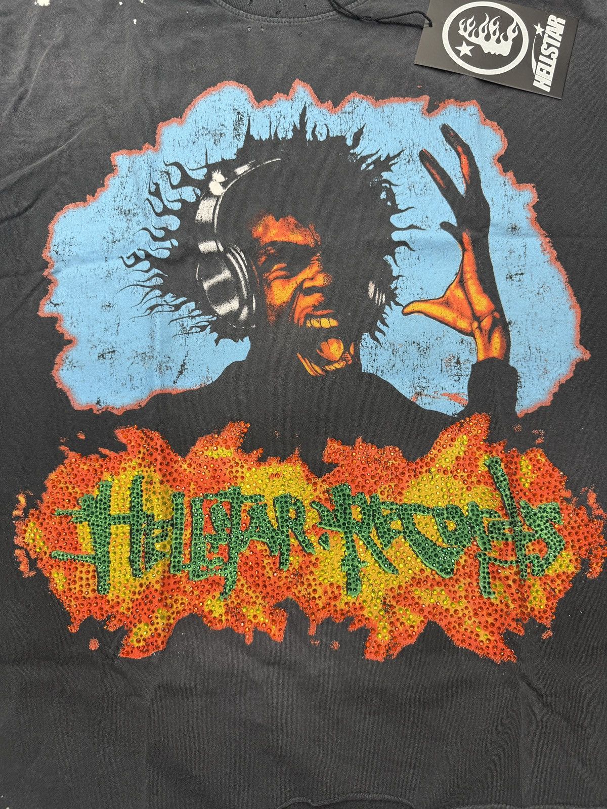 HELLSTAR Hellstar Headphones T-shirt Size US M / EU 48-50 / 2 - 2 Thumbnail
