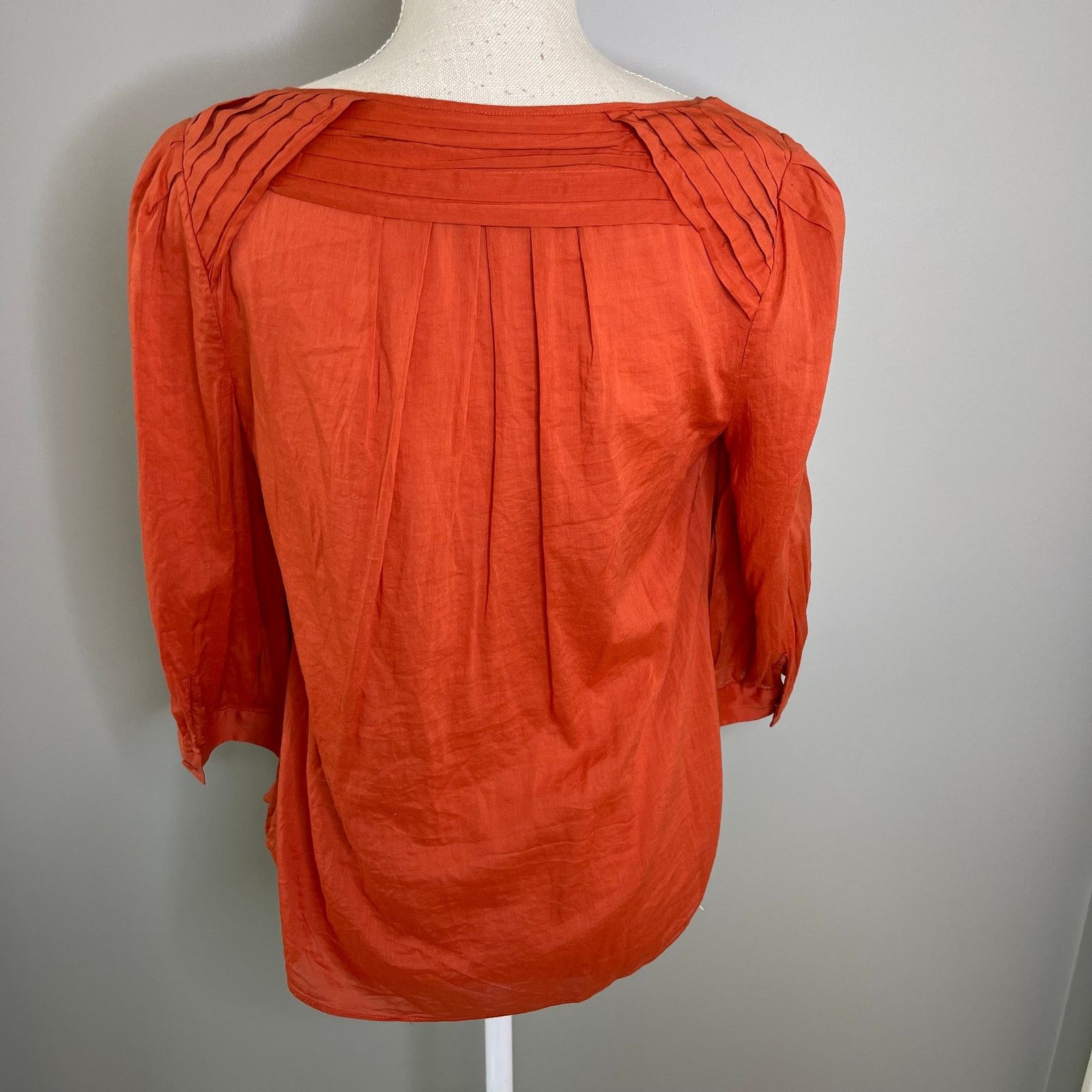 Anthropologie Maeve Anthropologie Nicoleta Ruffled Peasant Blouse, 4 Size S / US 4 / IT 40 - 5 Thumbnail