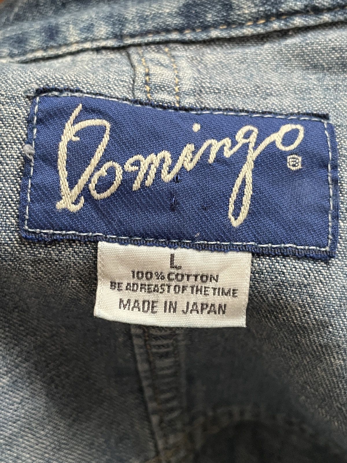 Japanese Brand × Vintage Vintage Japanese Brand Domingo Western Denim Shirt 2000s Size US L / EU 52-54 / 3 - 8 Thumbnail