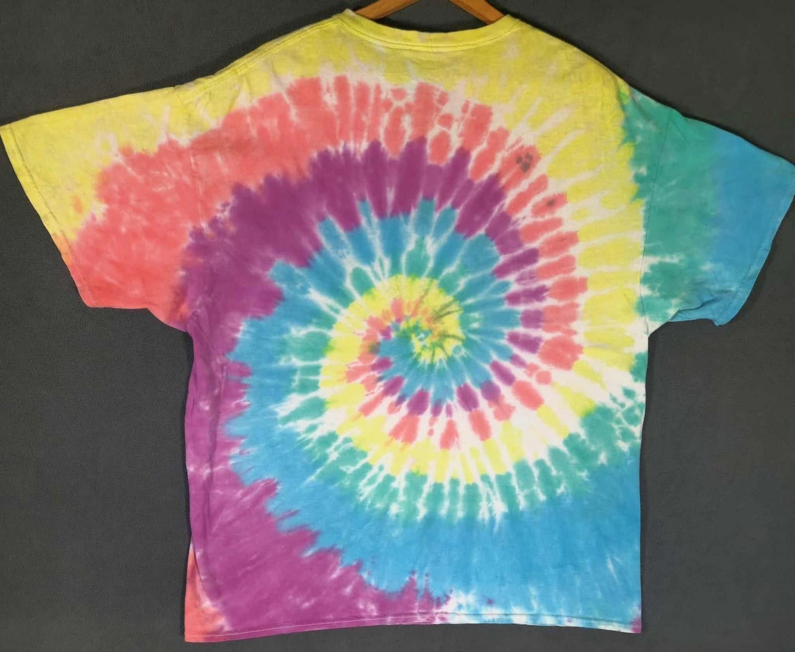 Other Vintage Disney Mickey Mouse Tie Dye XL Rainbow Spiral #3 Size US XL / EU 56 / 4 - 5 Thumbnail