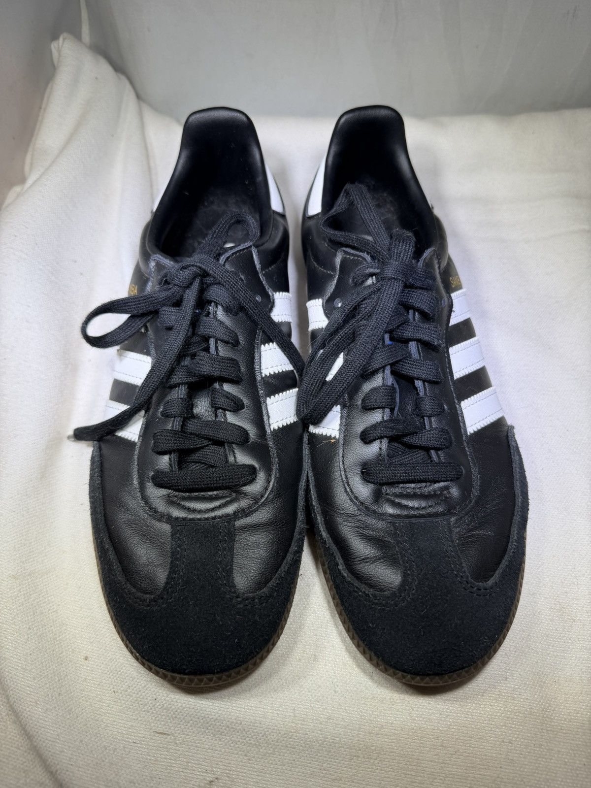Adidas Adidas Samba OG Originals Black White Gum Sole Women's 9 Size US 9 / IT 39 - 2 Thumbnail