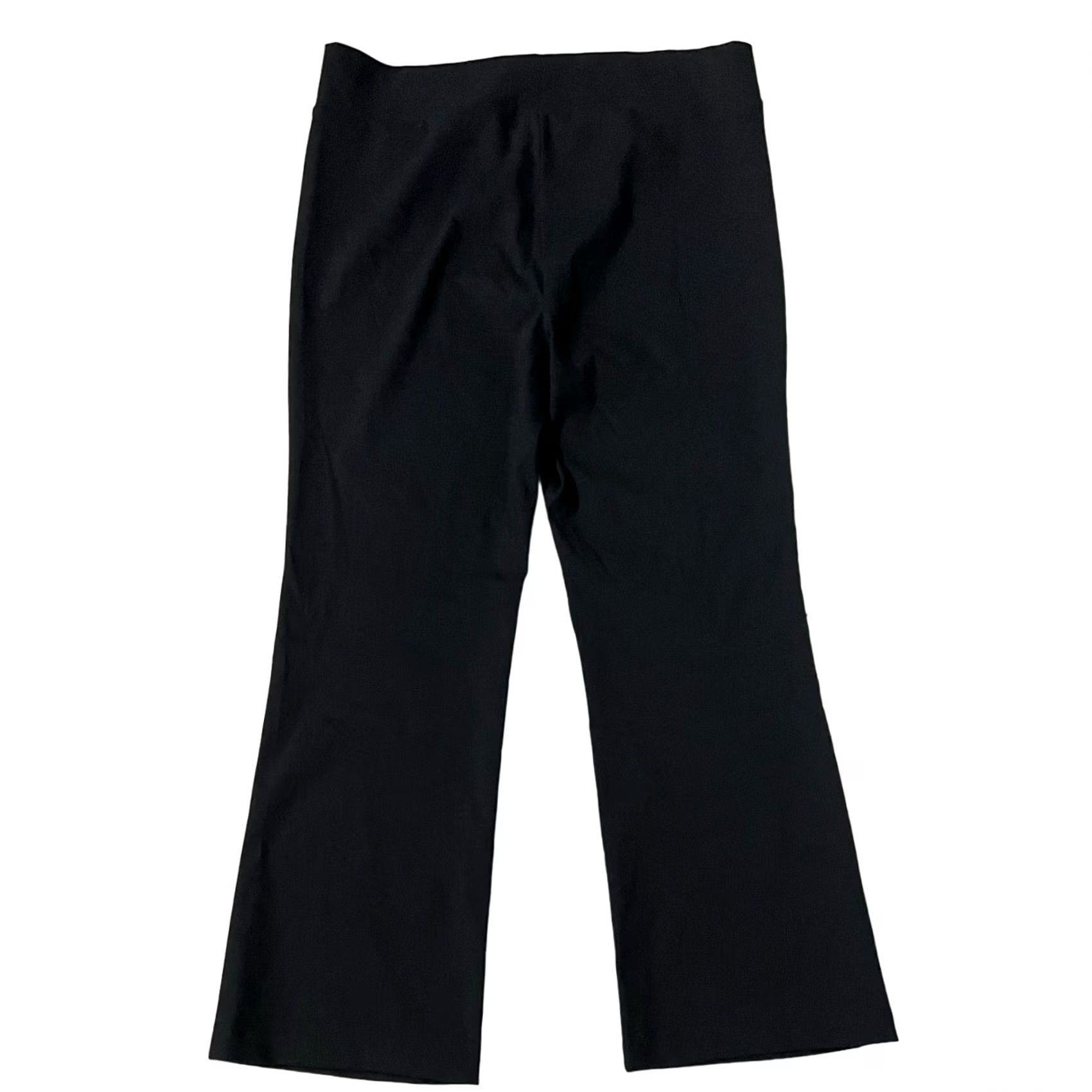 Vintage Fitzroy & Willa Pants Women’s Black Pull On Cotton Stretch Size L Size 36" / US 14 / IT 50 - 3 Thumbnail