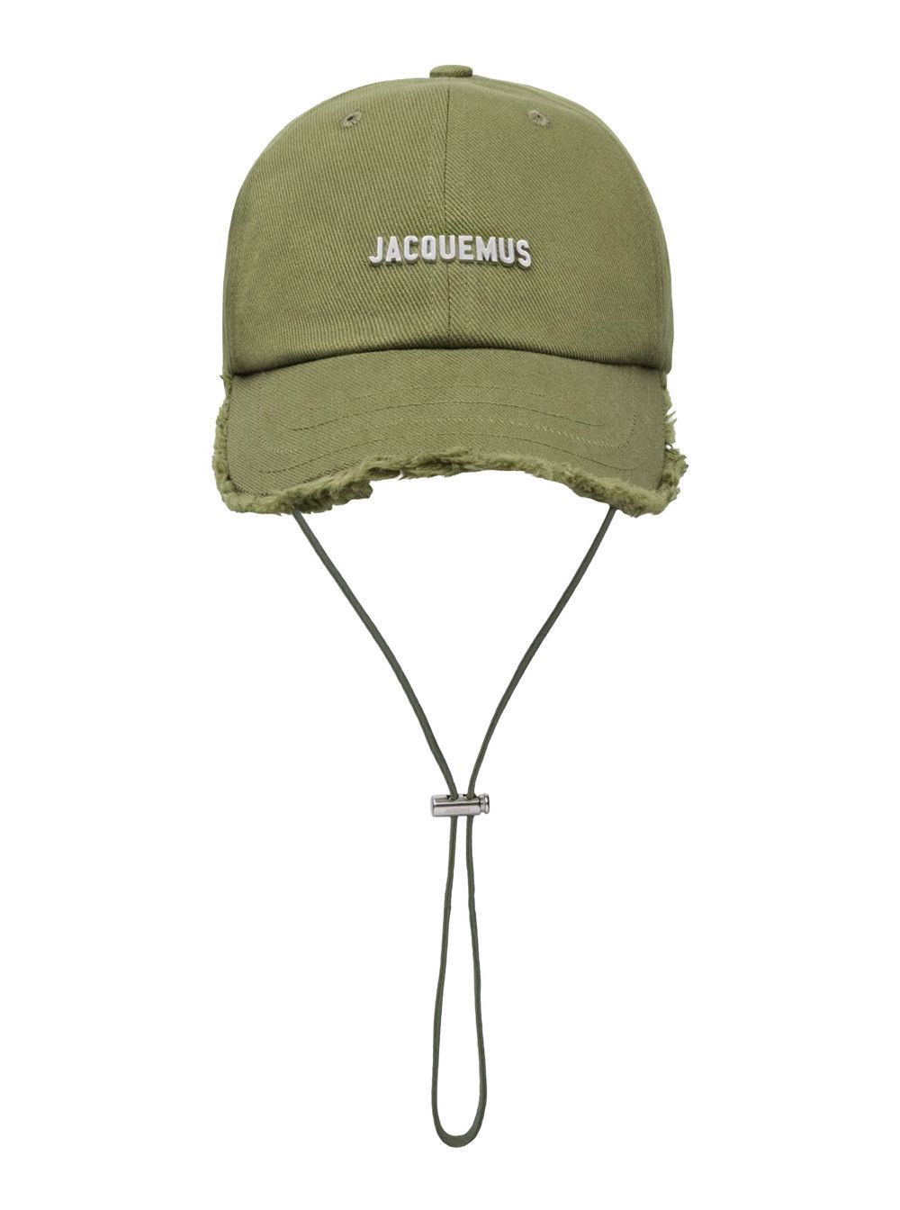 Jacquemus 'Le Casquette Artichaut' Green Hat with Drawstring in Cotton Man Size ONE SIZE - 1 Thumbnail