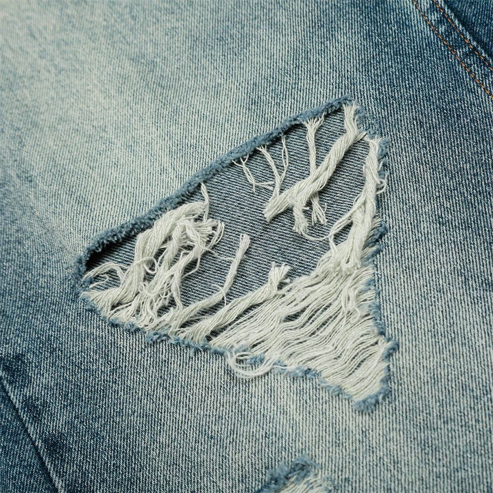 Vintage Men's vintage washed distressed heavy washed jeans Size US 32 / EU 48 - 6 Thumbnail