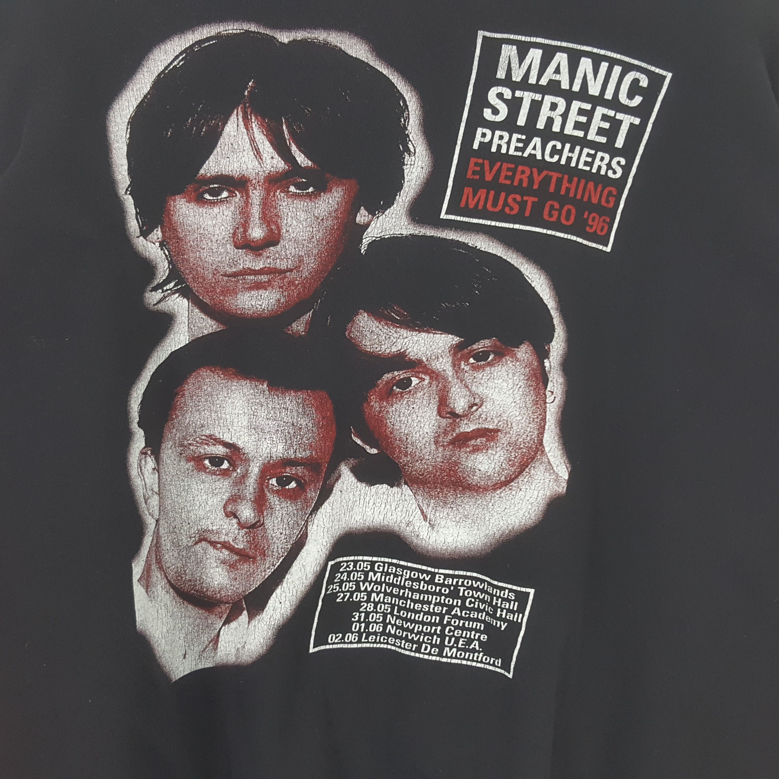 Vintage Manic Street Preachers 90's Rock Band Tshirt 32