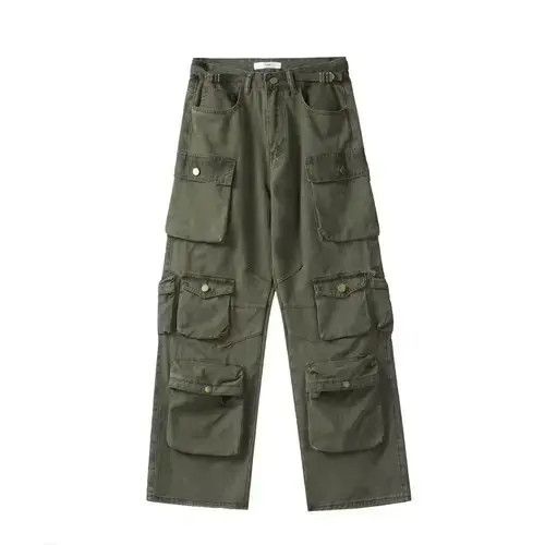 VIBE Multi-Pocket Baggy Cargo Pants Size US 34 / EU 50 - 1 Thumbnail