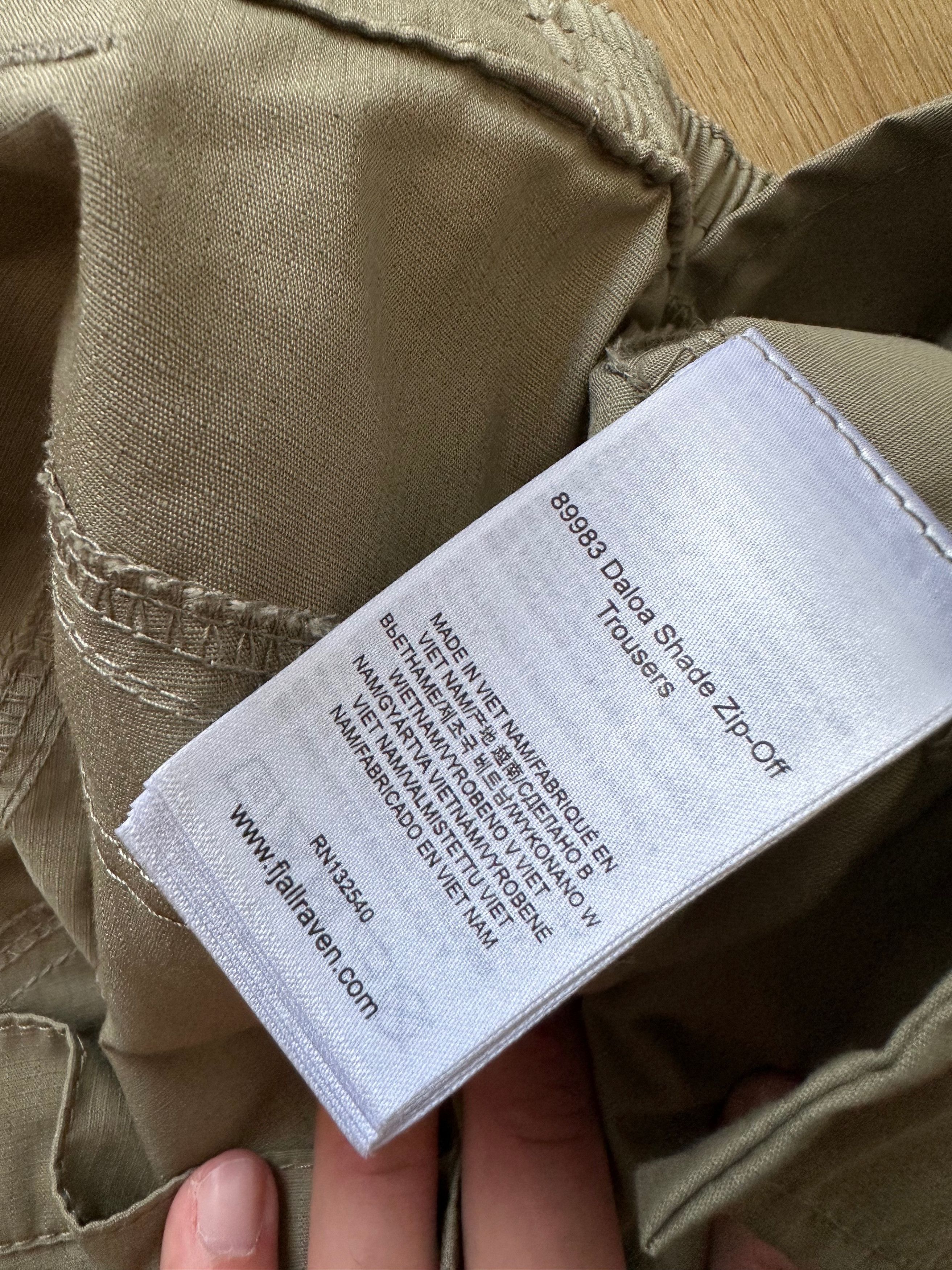 Fjallraven Fjallraven Daloa Shade Zip-Off G-1000 trousers shorts Cargo Size 30" / US 8 / IT 44 - 11 Thumbnail