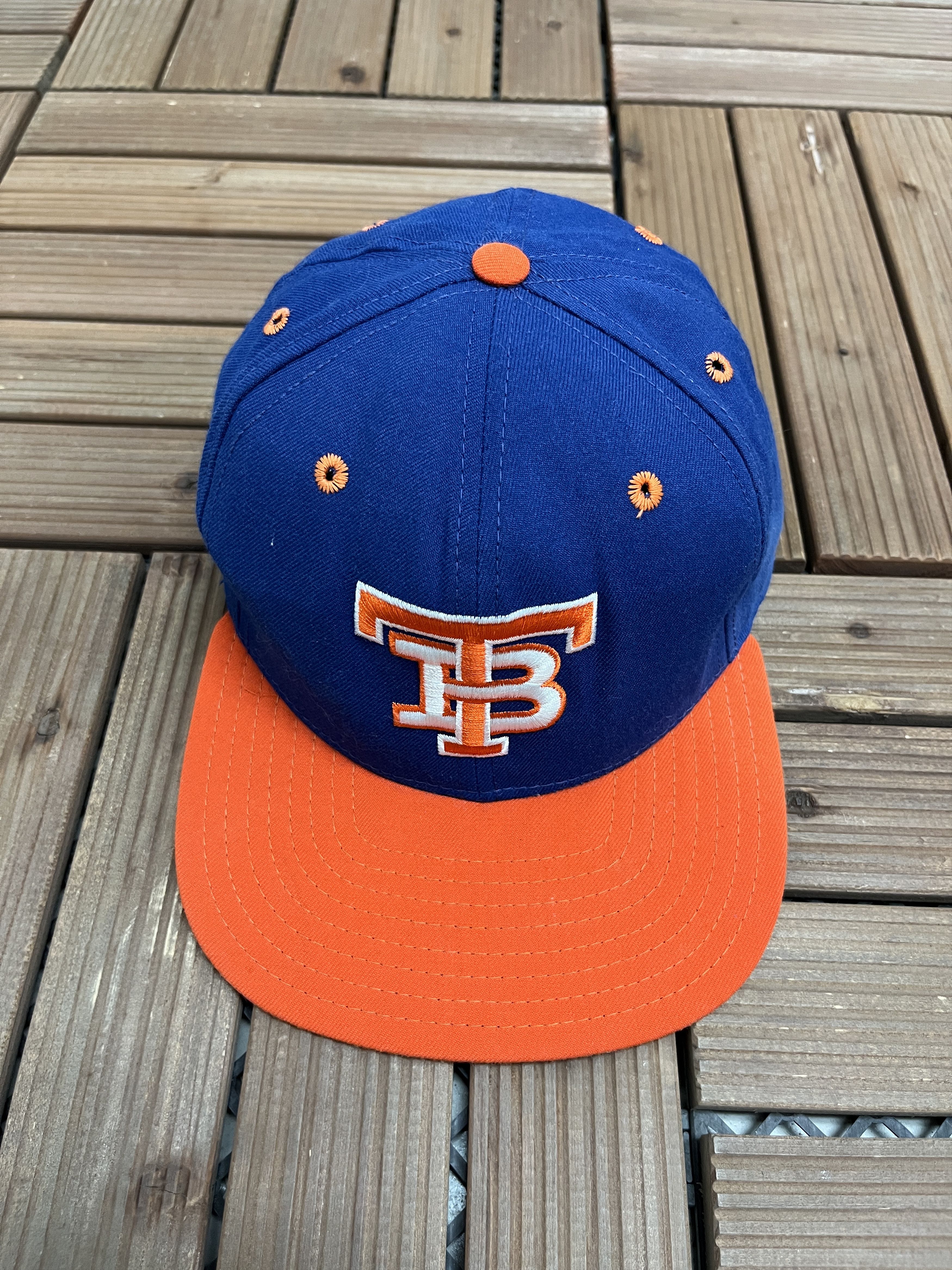 New Era × Vintage Tampa Bay Rays Durham Bulls Vintage Blue Snap Back Hat Size ONE SIZE - 2 Thumbnail