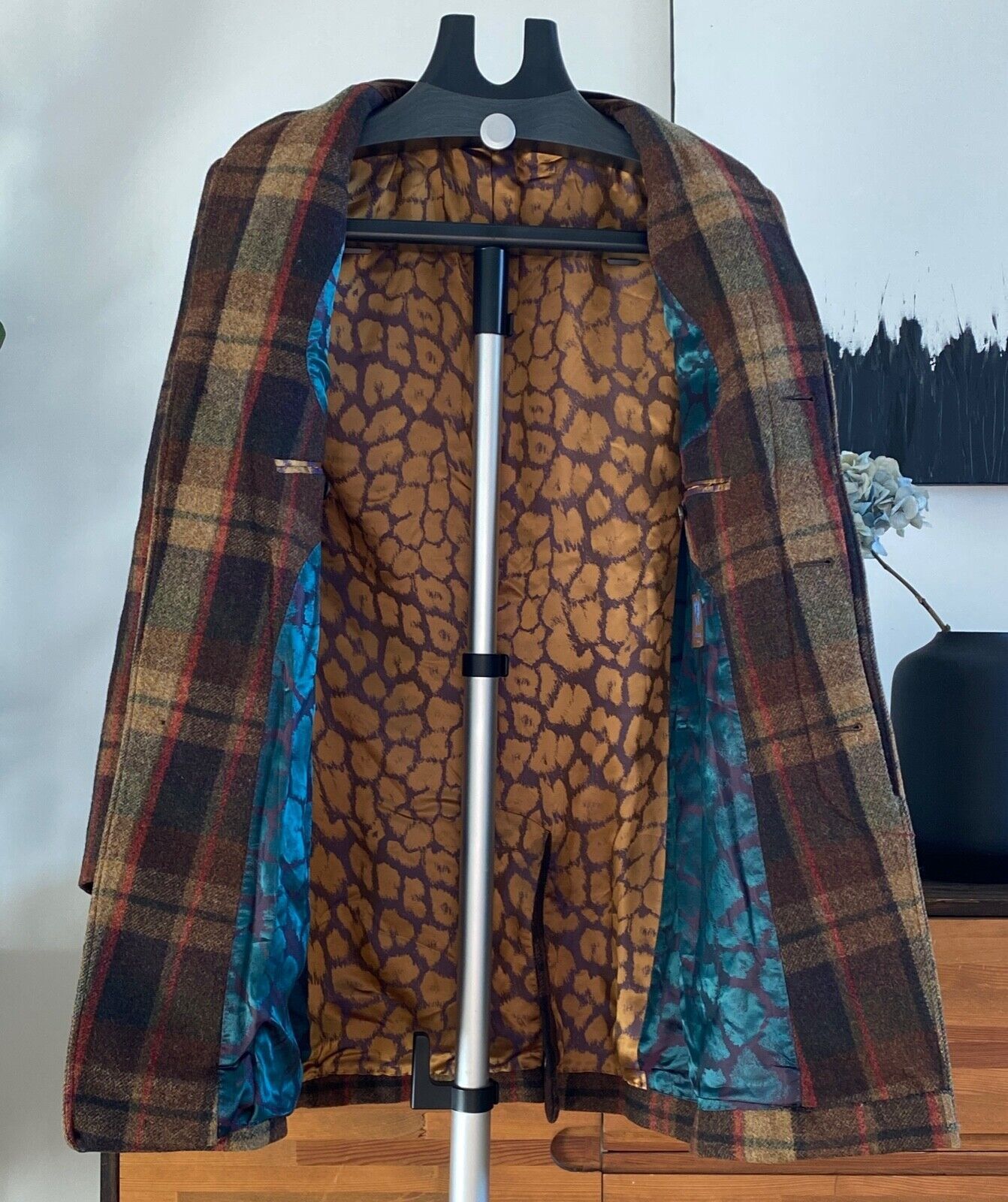 Ted Baker TED BAKER Wool Checked Coat Blazer Jacket Vintage Size US S / EU 44-46 / 1 - 3 Thumbnail