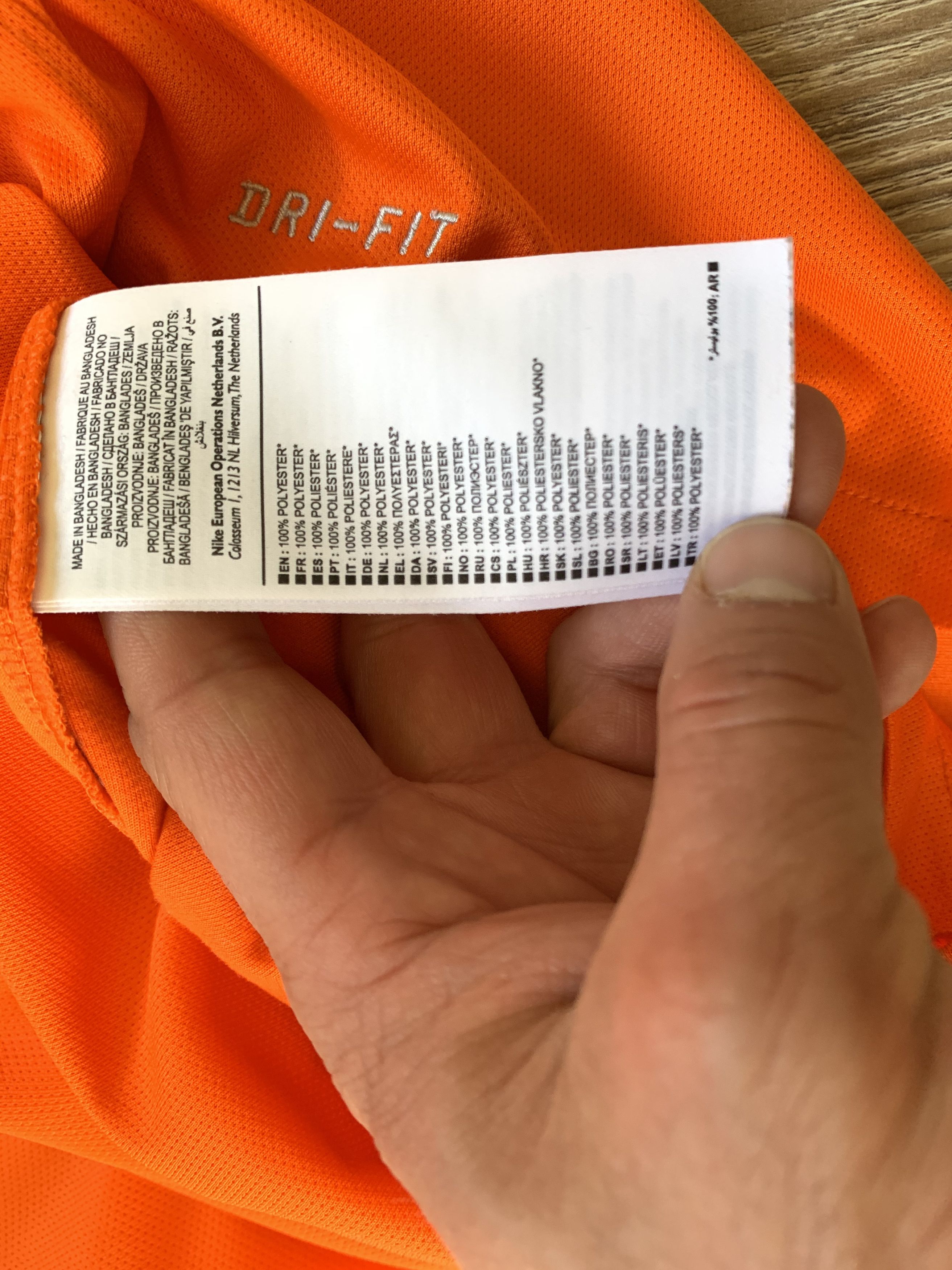 Nike Nike Netherlands Home Shirt 2014-2015 Size US M / EU 48-50 / 2 - 10 Thumbnail