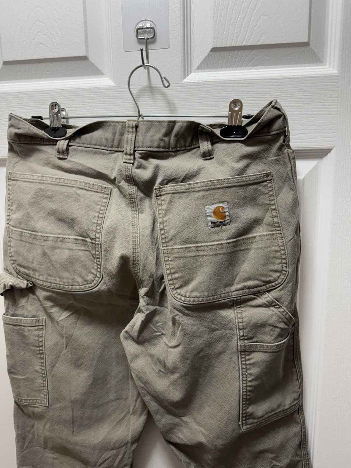Carhartt Carhartt Carpenter Work Pants Pocket Distressed Relaxed Size US 34 / EU 50 - 5 Thumbnail