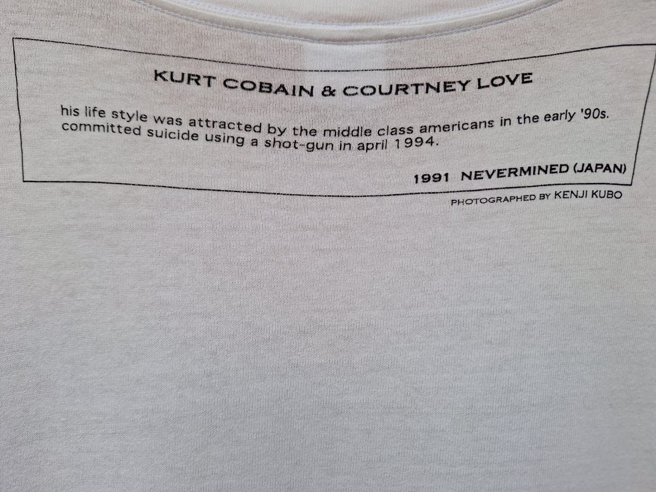 Band Tees 🔥RARE🔥 Vintage Kurt Cobain Courtney 90s Love by kenji kubo Size US S / EU 44-46 / 1 - 6 Thumbnail