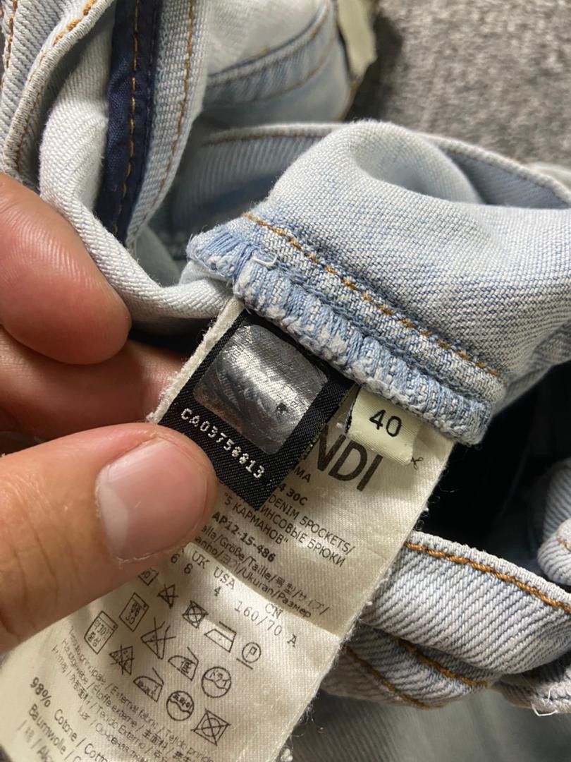 Fendi Fendi Roma Denim Jeans (184) Size US 26 / EU 42 - 4 Thumbnail