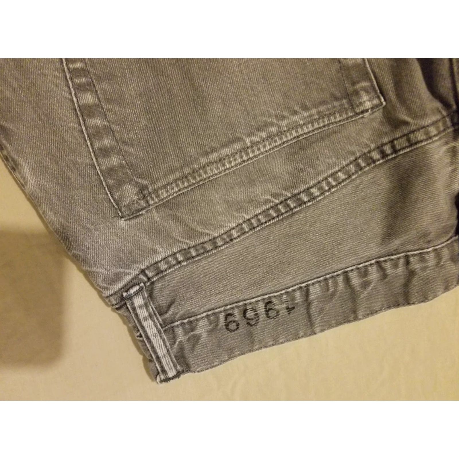 Gap Gap Jeans Mens 36x30 36x29 Standard Gray Grey Denim Pants Size US 36 / EU 52 - 2 Thumbnail