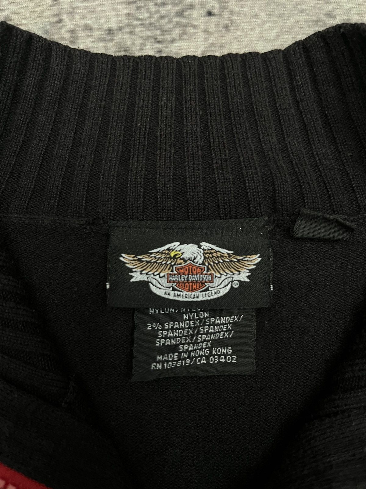 Harley Davidson Y2K Harley-Davidson Ribbed Zip Jacket Size US S / EU 44-46 / 1 - 6 Thumbnail