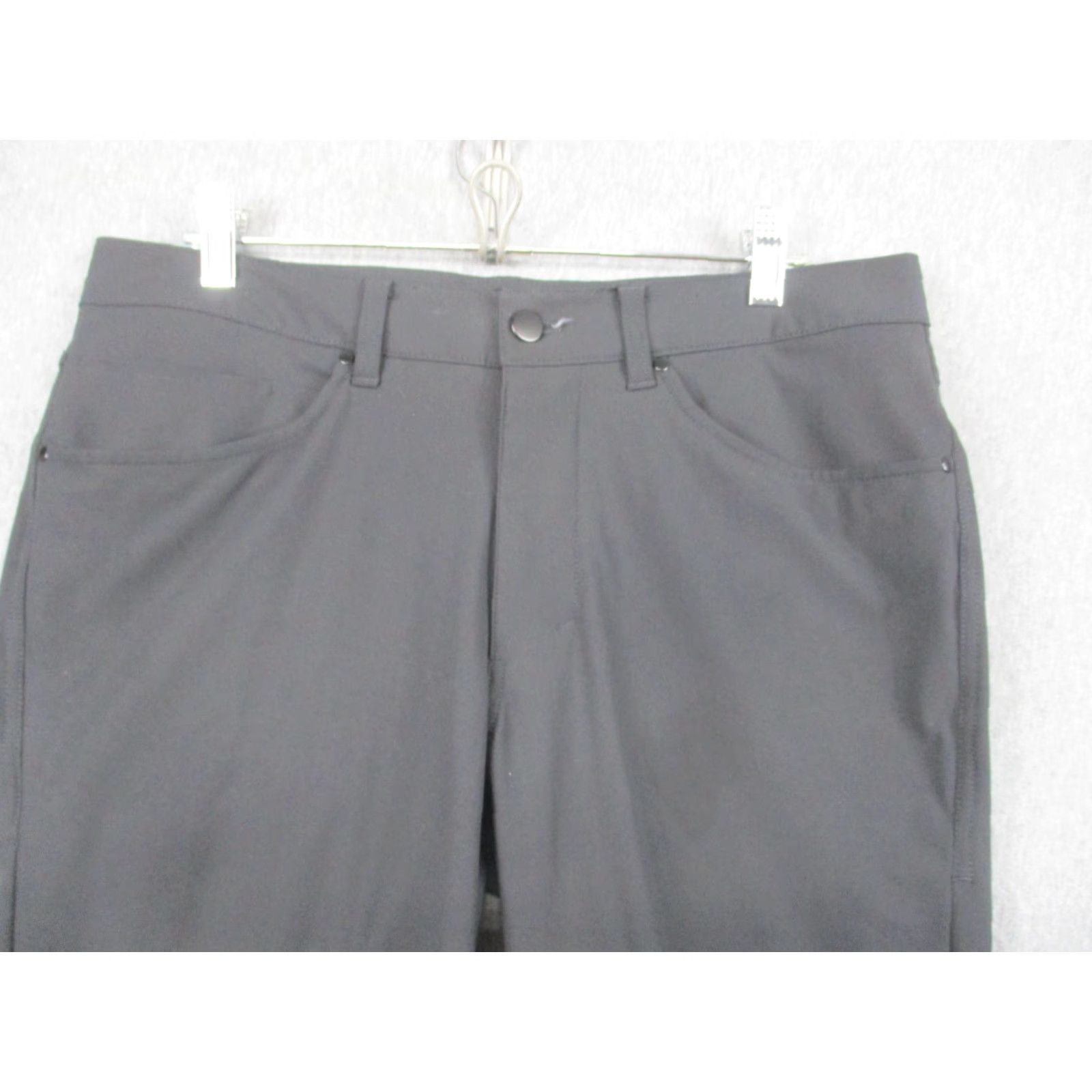 Lululemon Lululemon Men Pants 32 Black 5 Pocket Stretch Slim Leg Casual Golf Tapered Front Zip Mens Size US 32 / EU 48 - 2 Thumbnail