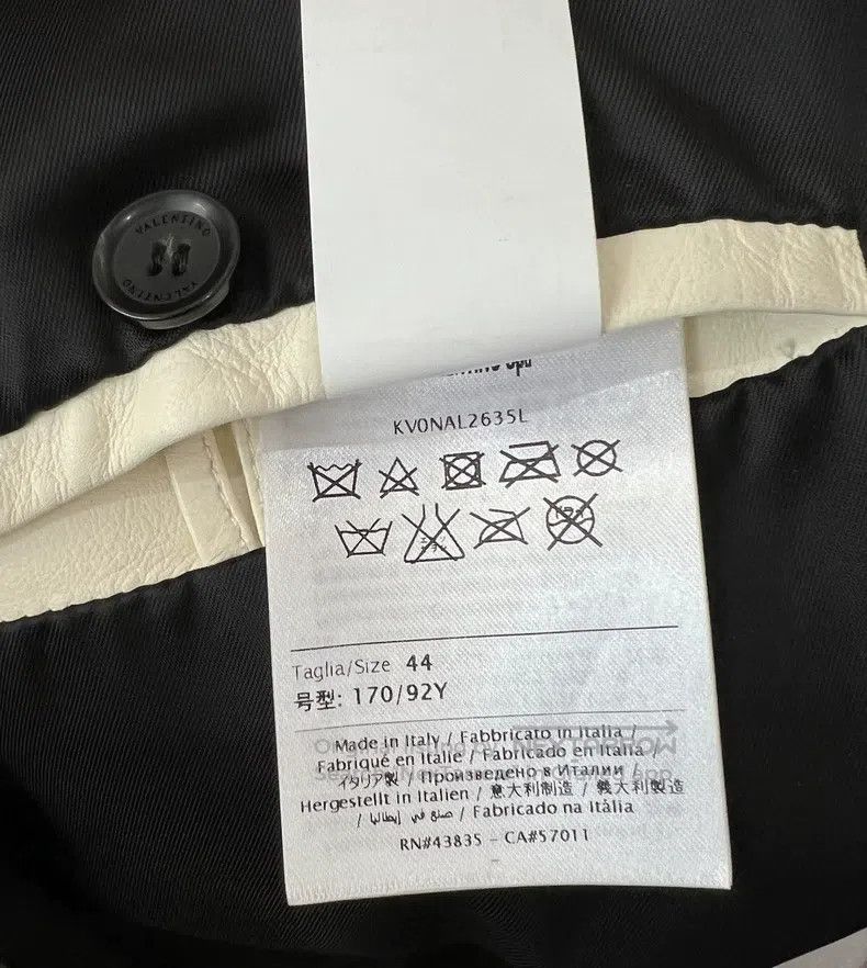 Valentino Valentino Asuka leather jacket baseball uniform jacket Size US S / EU 44-46 / 1 - 8 Thumbnail