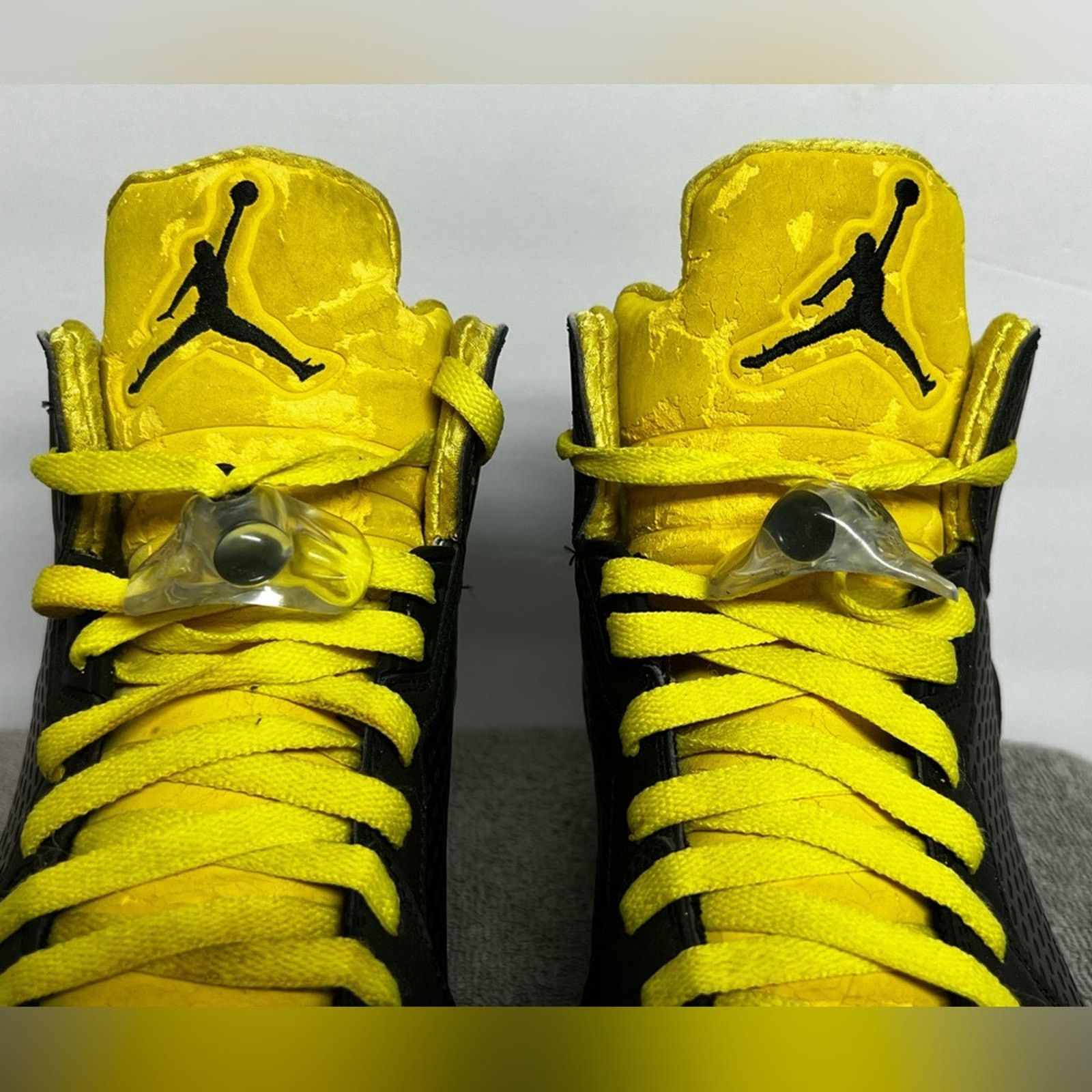 Jordan Brand Rare 2011 Nike Air Jordan 1 Prime 5 'Black Sonic Yellow' Size US 11 / EU 44 - 7 Thumbnail