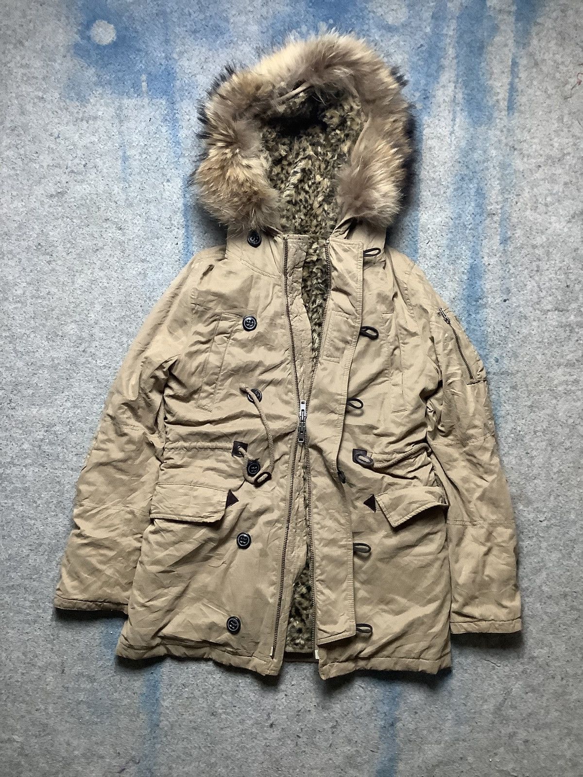 If Six Was Nine × Le Grande Bleu (L.G.B.) × MOUSSY Moussy Leopard Fur Jacket If Six Was Nine LGB Style Size US M / EU 48-50 / 2 - 2 Thumbnail