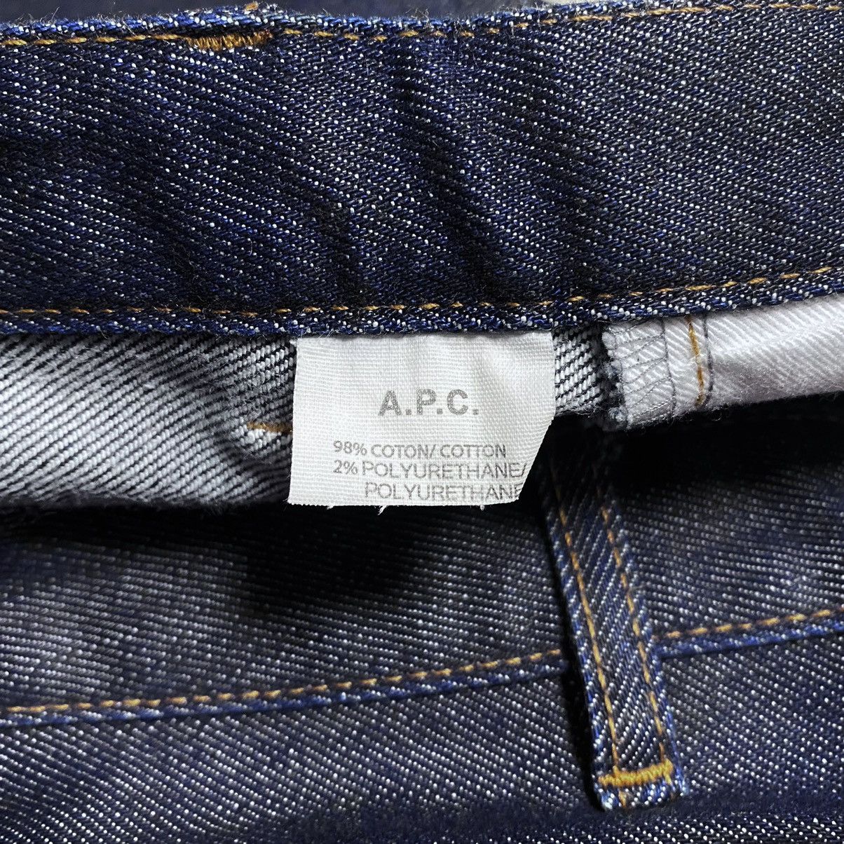 A.P.C. Womens A.P.C. APC Rue Madame Paris Slim Fit Navy Denim Jeans Size 28" / US 6 / IT 42 - 20 Thumbnail