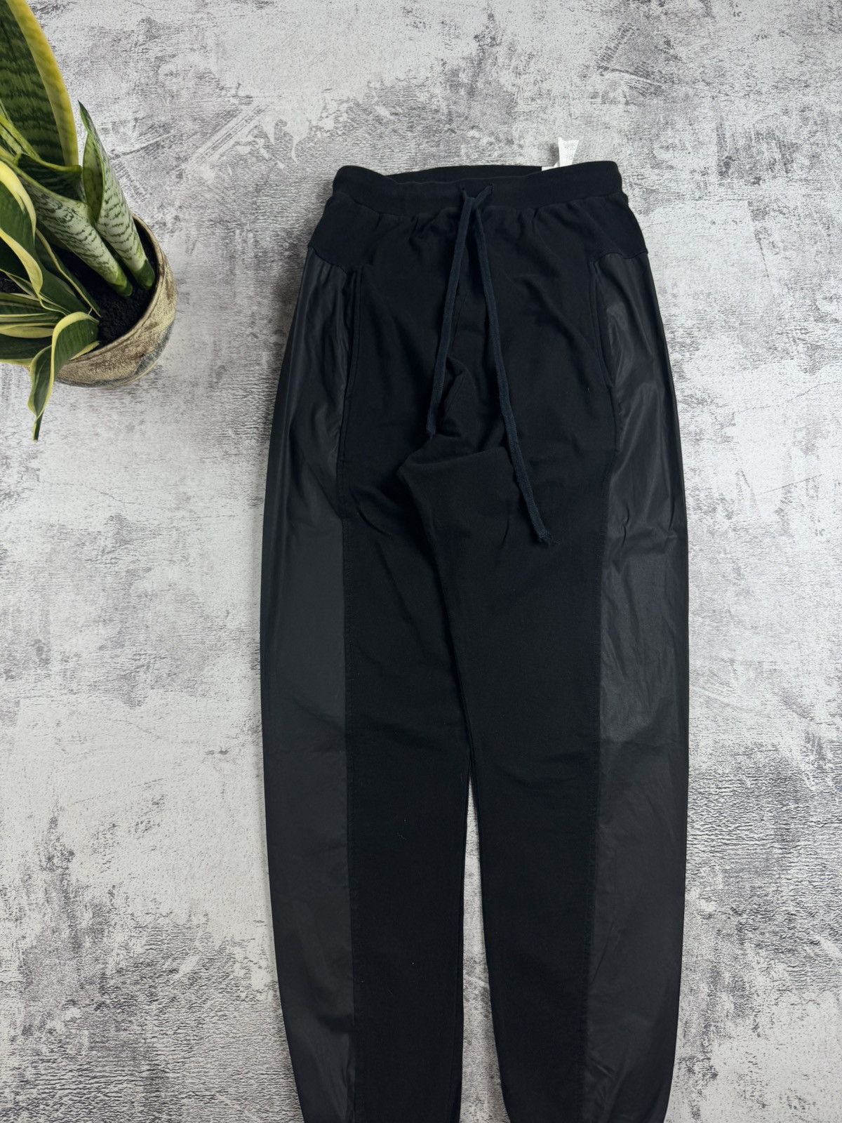 Andrea Ya'aqov Andrea Yaaqov Y2K Avant Gard Cotton Design Nylon Sweat Pants Trousers Bottoms Size US 30 / EU 46 - 4 Thumbnail