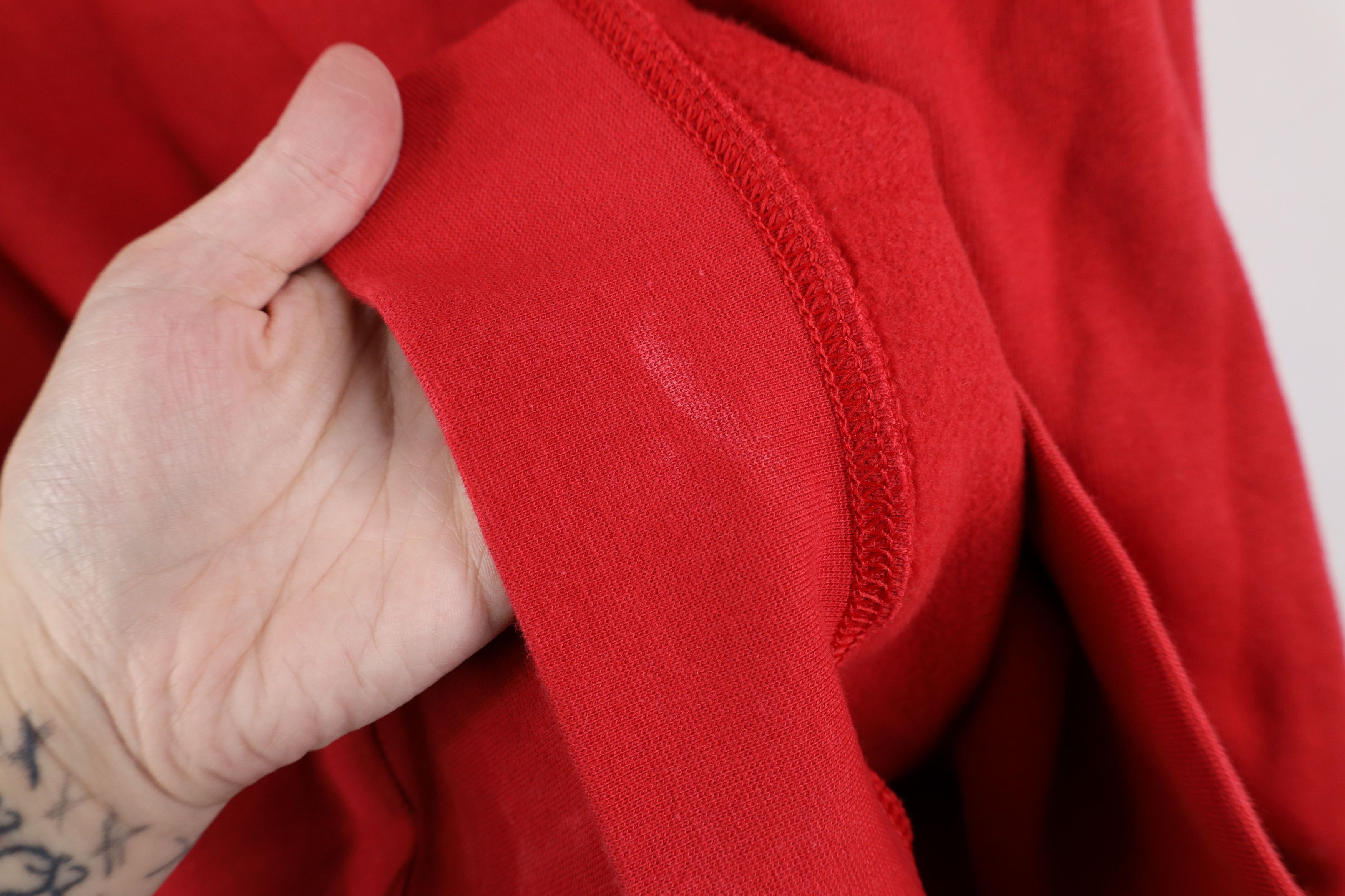 Nike Vintage Y2K Nike Scott Mini Swoosh Crewneck Sweatshirt Red Size US XXL / EU 58 / 5 - 9 Thumbnail