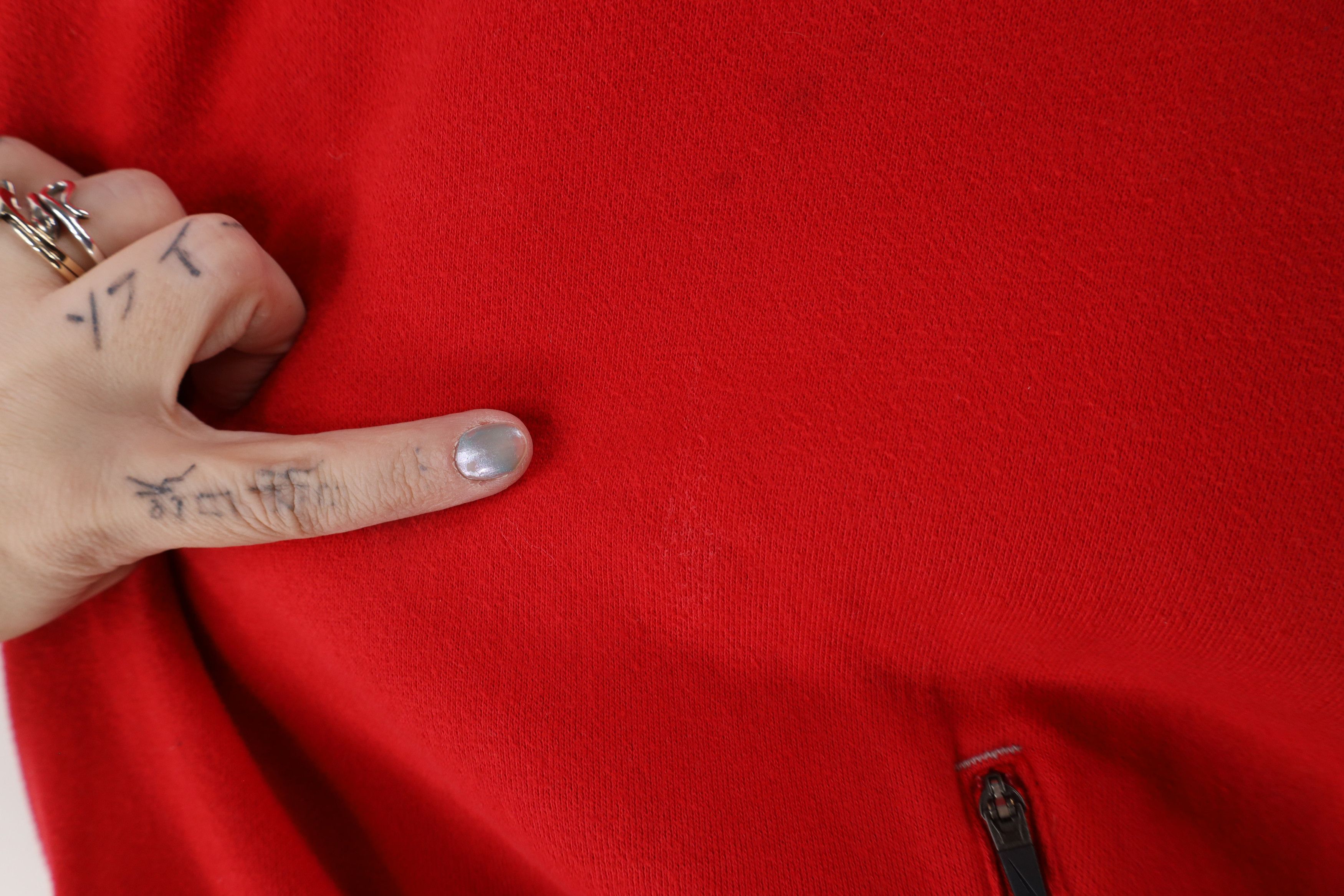 Nike × Vintage Vintage Nike Swoosh Ohio State University Sweatshirt Red Size US XL / EU 56 / 4 - 10 Thumbnail