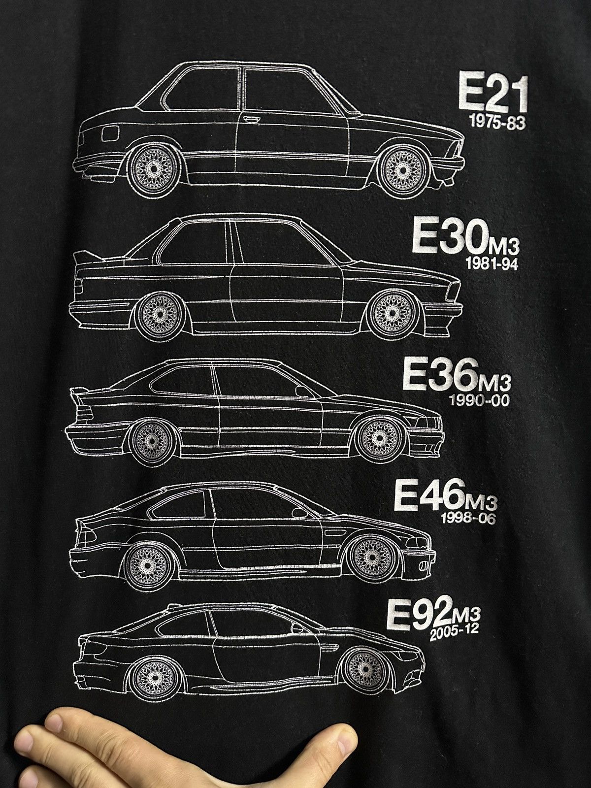 Vintage Rare Vintage T-Shirt BMW M3 E21 E30 E36 E46 E92 Size US L / EU 52-54 / 3 - 2 Thumbnail