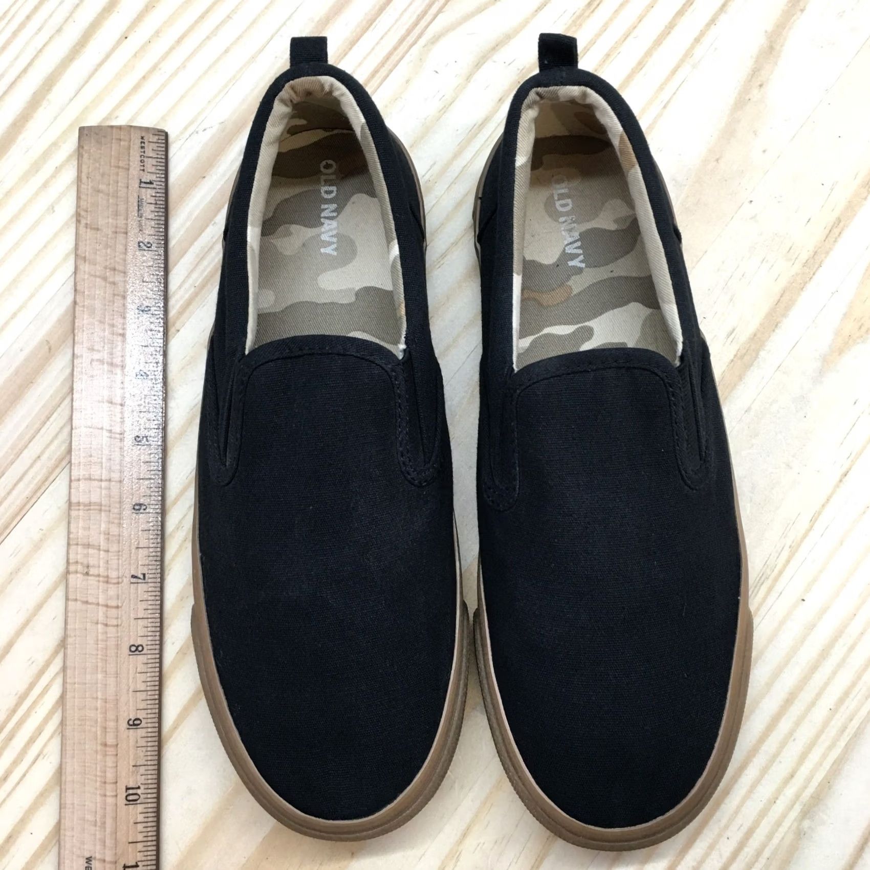 Old Navy Old Navy Shoes Womens 6 Slip-On Sneakers Black Comfort Casual Low Top Shoes Womens 6 Slip-On Black Canvas Casual Walking Footwear Women Size M / US 6-8 / IT 42-44 - 5 Thumbnail
