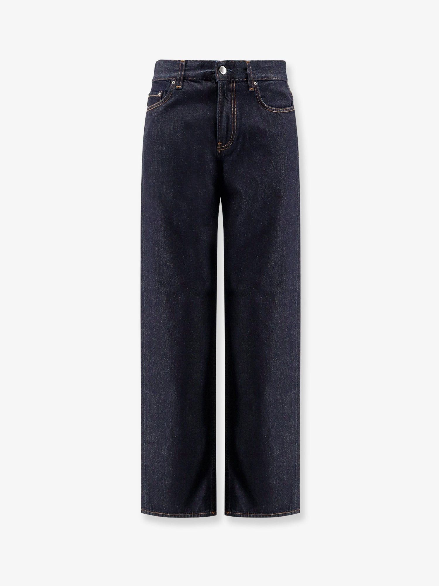 Low Straight Denim Jeans