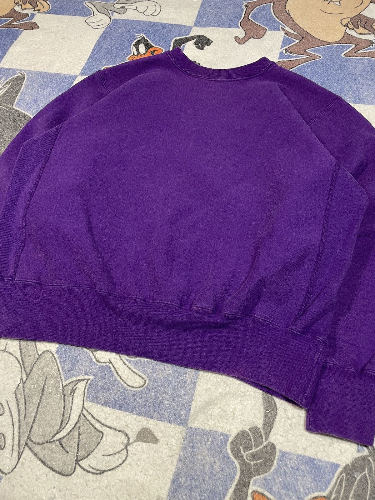 Vintage Vintage cotton exchange blank sweatshirt Size US XL / EU 56 / 4 - 2 Thumbnail