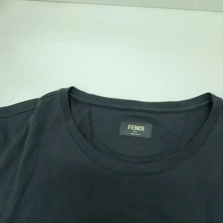 Fendi Fendi Black Rhinestone Pattern Short Sleeve T-Shirt -2507 Size US L / EU 52-54 / 3 - 6 Thumbnail