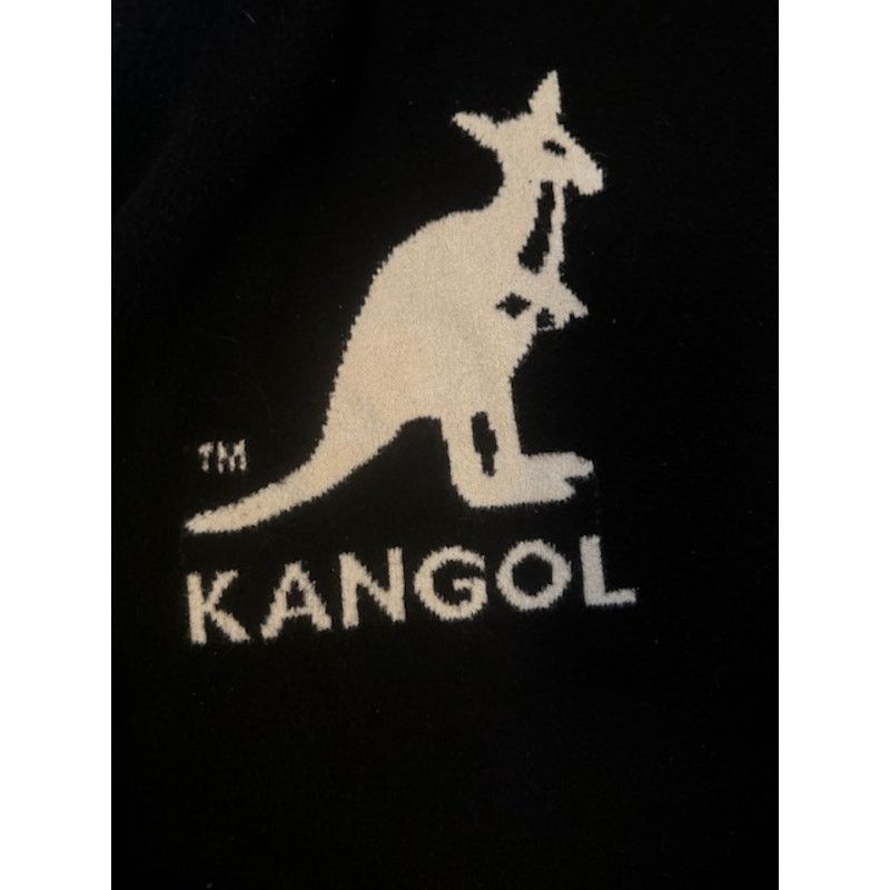 Kangol Kangol x H&M Black Oversized Mock Neck Logo Sweater XS Size XS / US 0-2 / IT 36-38 - 3 Thumbnail