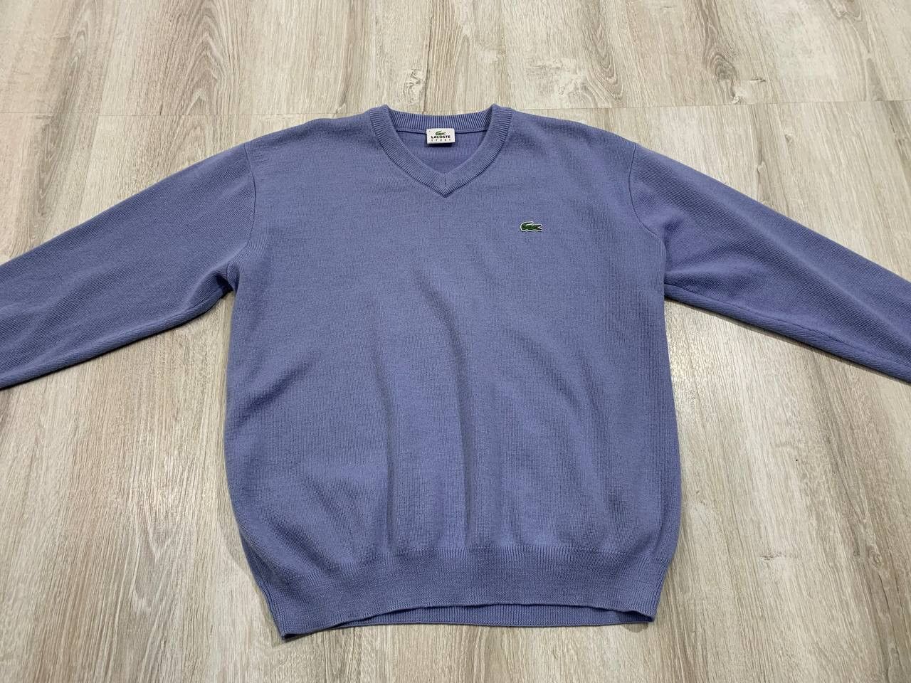 Lacoste × Vintage Mens vintage sweater Lacoste Size 7 Size US L / EU 52-54 / 3 - 3 Thumbnail