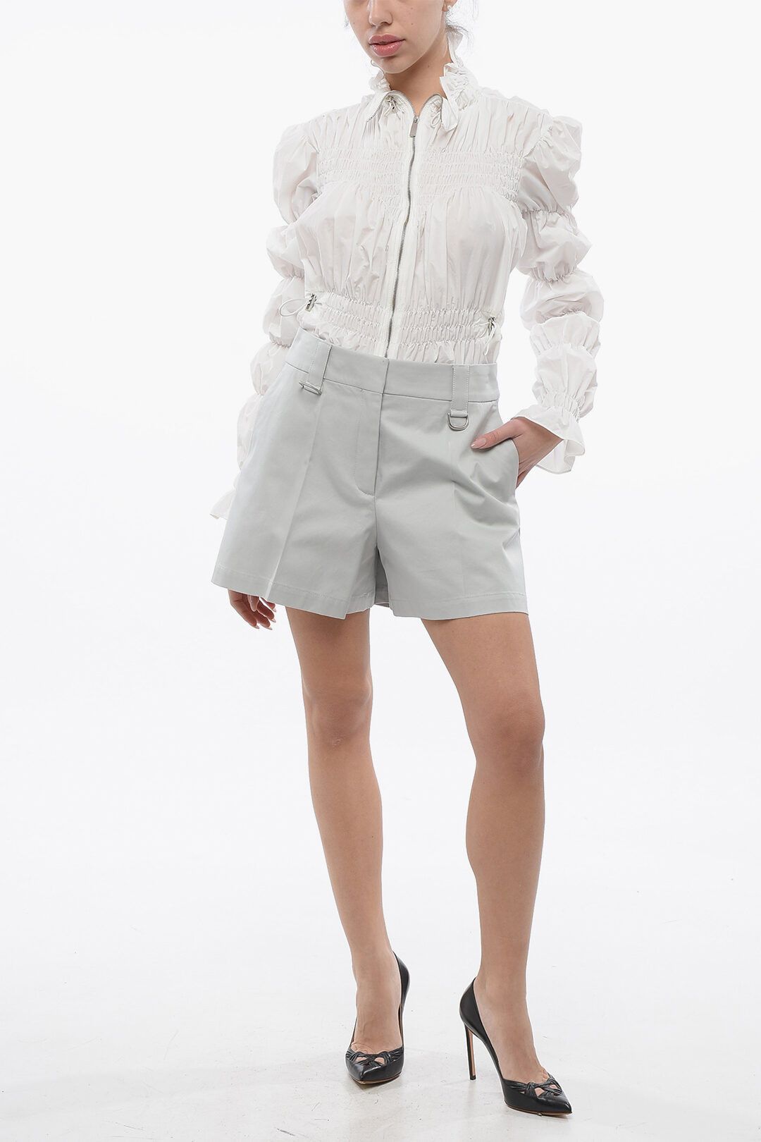 Off-White og1mm1125 Cargo Short in Light Blue Size 27" / US 4 / IT 40 - 4 Thumbnail