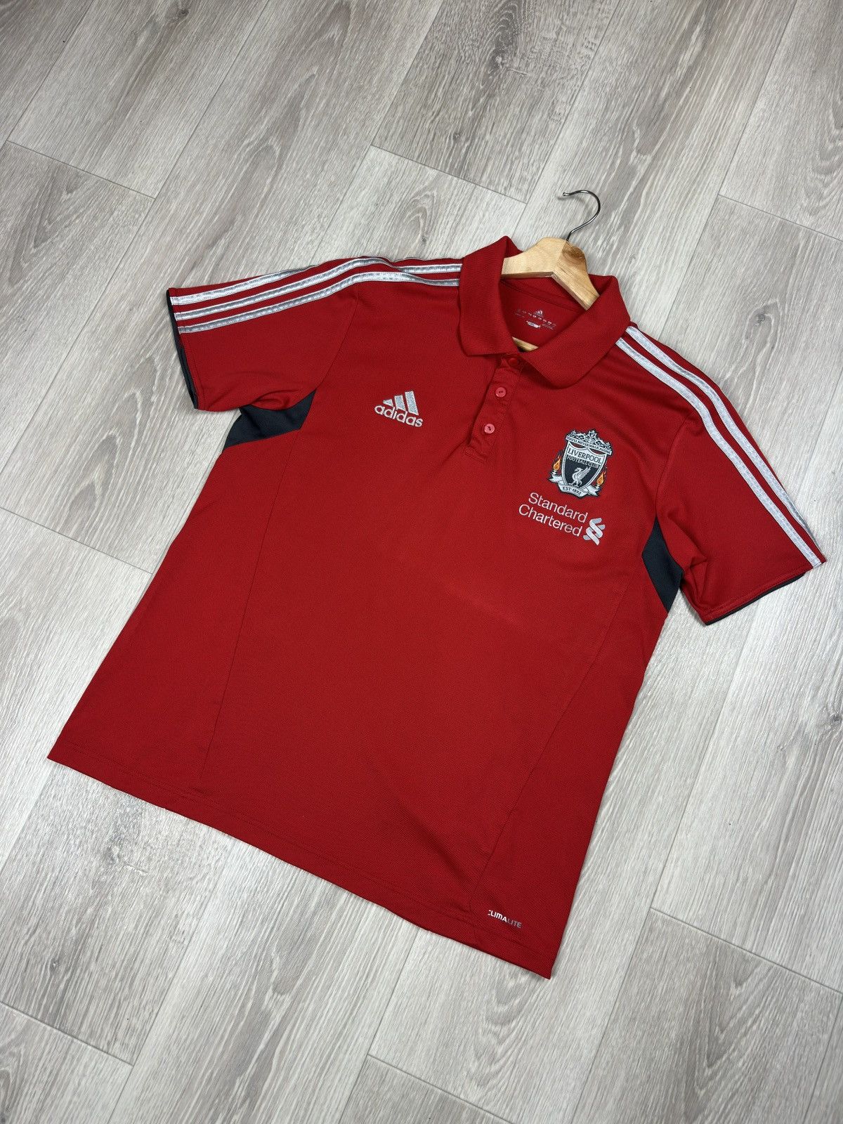 Adidas Adidas Liverpool England 2011-2012 Polos Jersey Shirt Size S Size US S / EU 44-46 / 1 - 3 Thumbnail