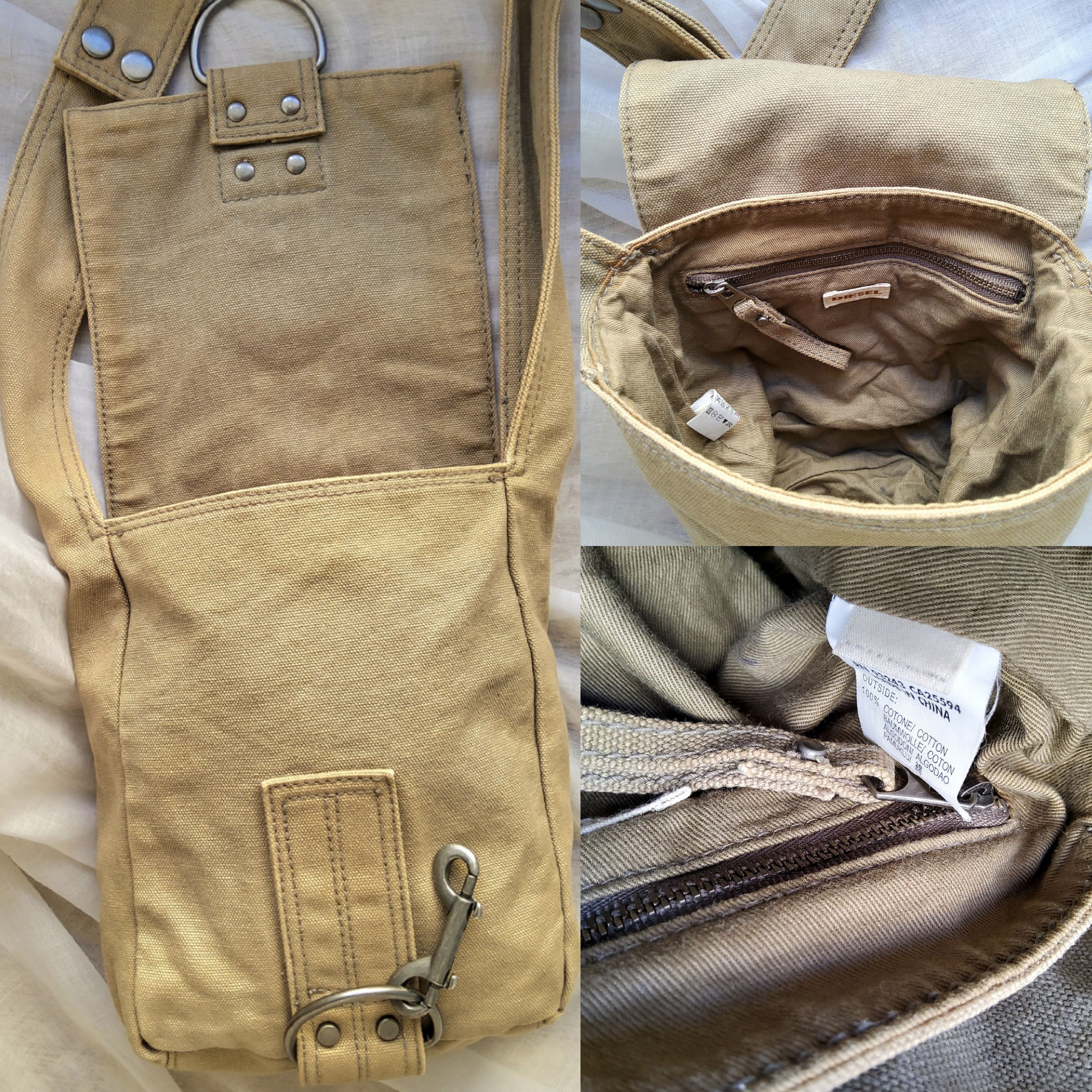 Diesel Diesel vintage y2k cargo hardware logo crossbody denim bag Size ONE SIZE - 10 Thumbnail