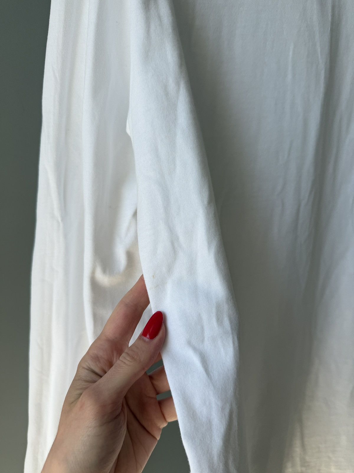 Loewe Loewe Anagram Cotton White Long Sleeve T-Shirt Size US M / EU 48-50 / 2 - 6 Thumbnail