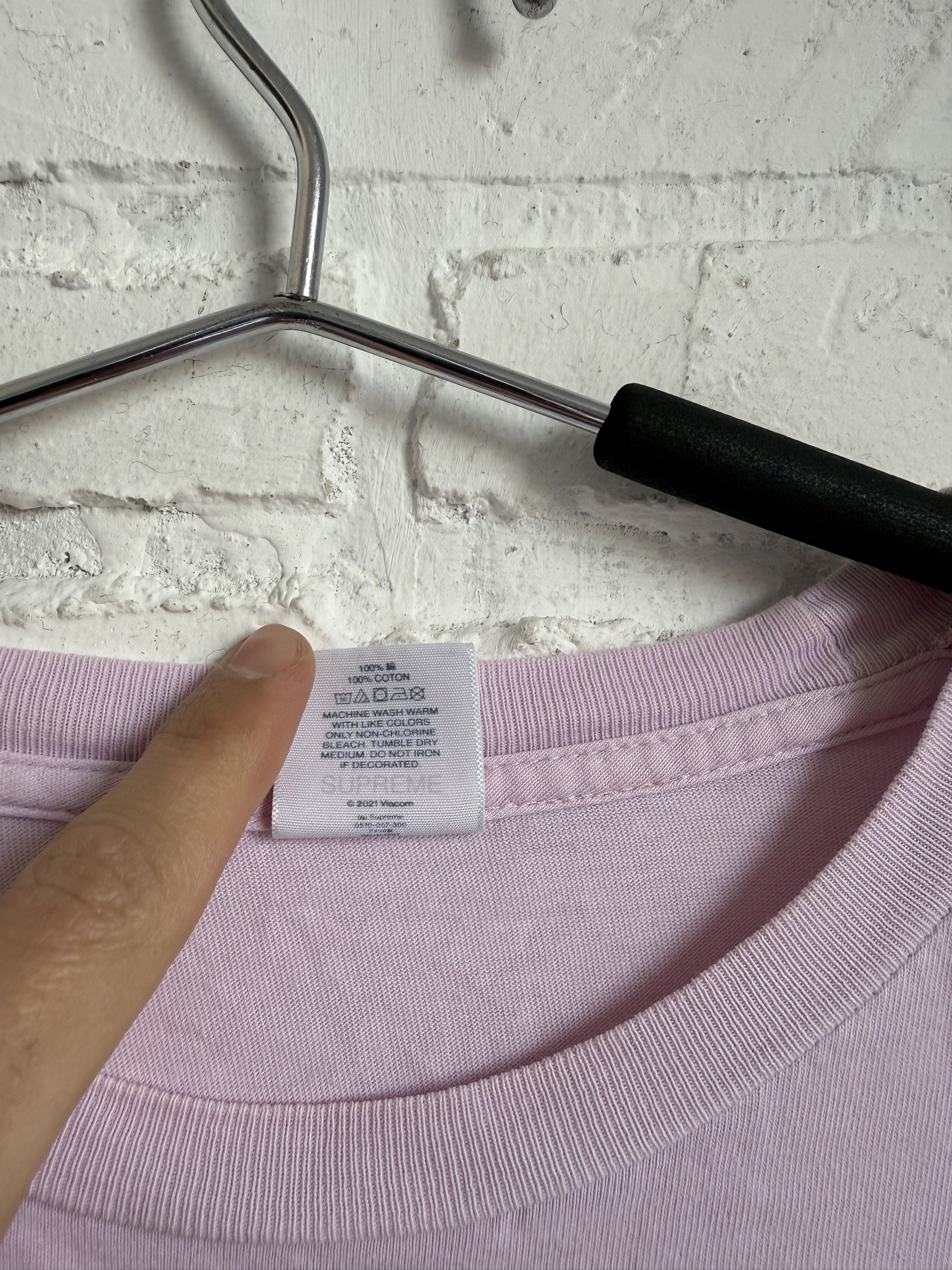 Supreme Supreme Raphael Teenage Mutant Ninja Turtles pink t-shirt Size US M / EU 48-50 / 2 - 3 Thumbnail