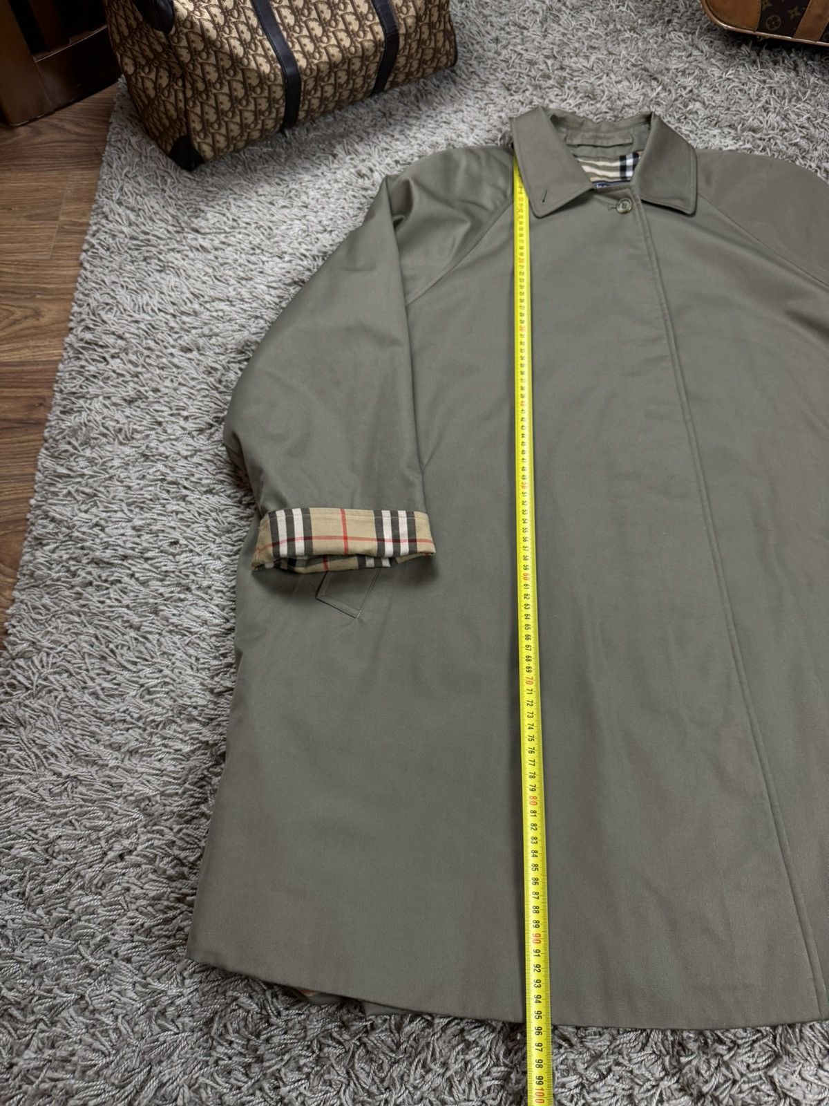 Burberry × Vintage Vintage trench coat Burberry original luxury streetwear item Size XXL / US 16-18 / IT 52-54 - 7 Thumbnail