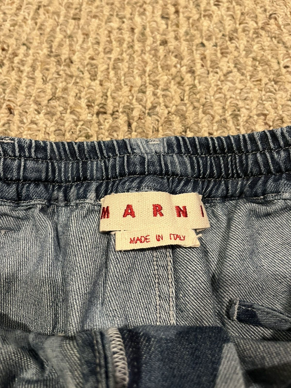 Marni Marni all over print denim shorts Size US 31 - 3 Thumbnail
