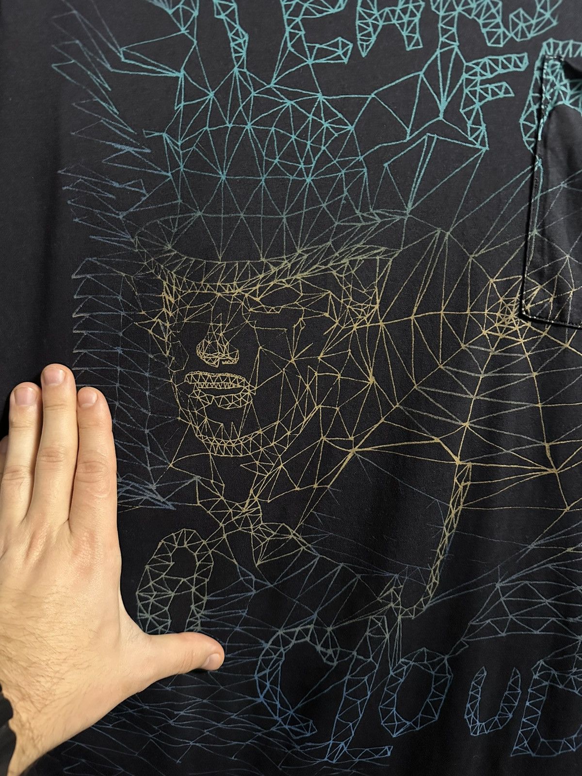Diesel × Vintage Rare Vintage T-Shirt Diesel Web Tears Farm A Cloud. Size US L / EU 52-54 / 3 - 3 Thumbnail