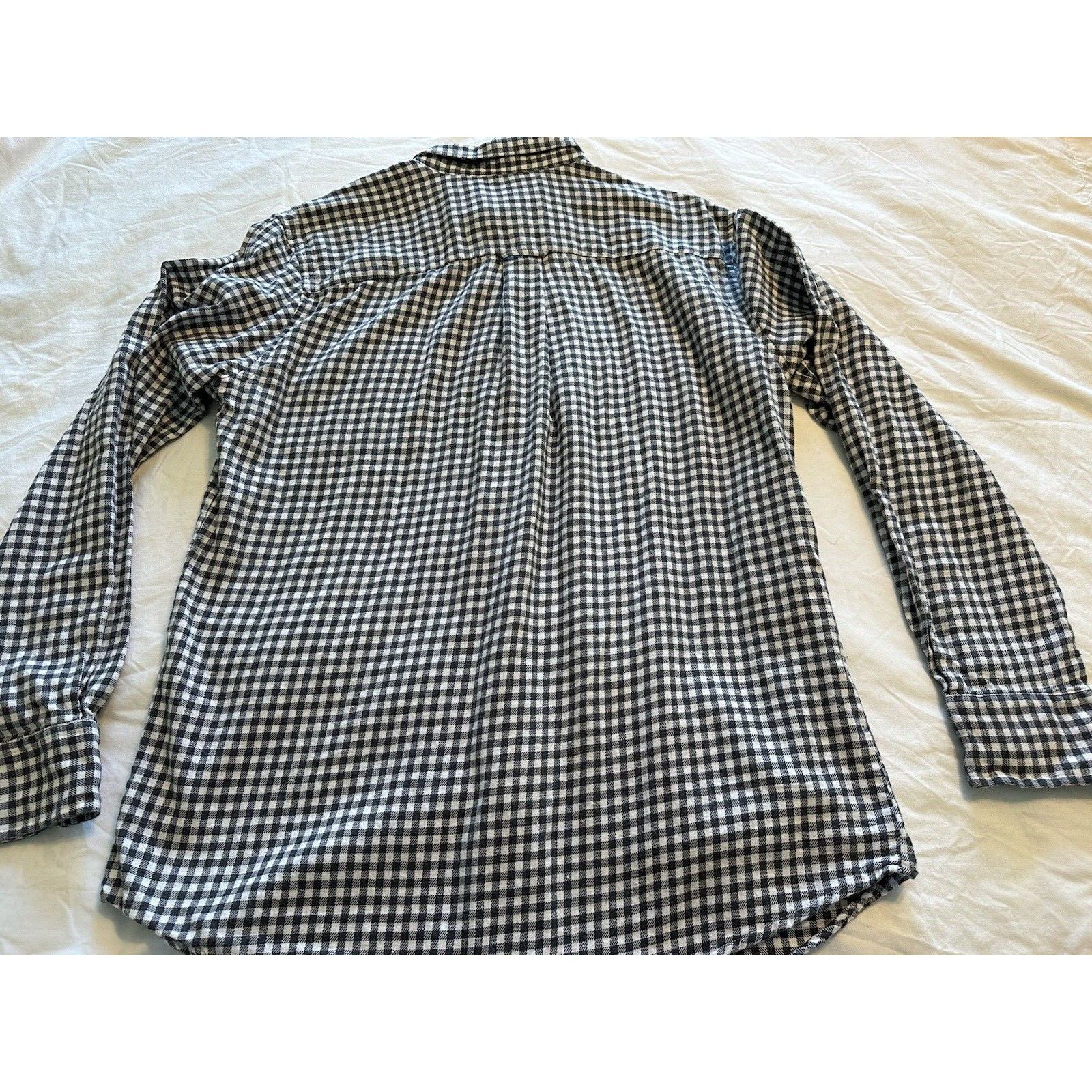 Saddlebred Saddlebred Button Flannel Shirt Black/White Check Medium Size US M / EU 48-50 / 2 - 8 Thumbnail