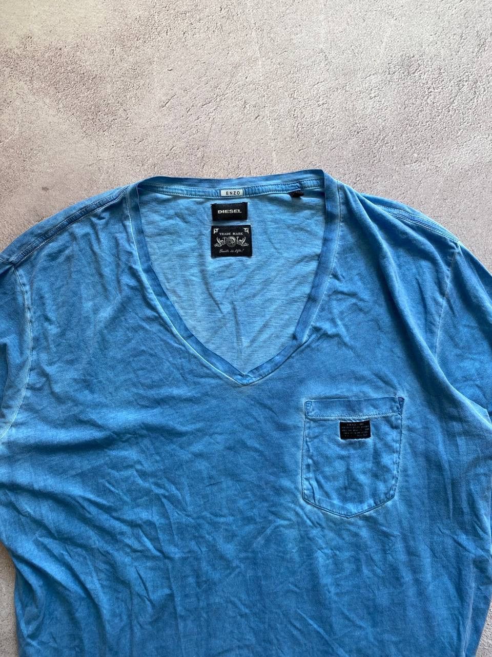 Diesel × Japanese Brand Vintage Diesel faded distressed rare t shirt Size US XL / EU 56 / 4 - 4 Thumbnail