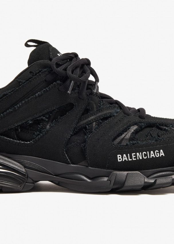 o1w1db10425 Track Sneakers Canvas in Black