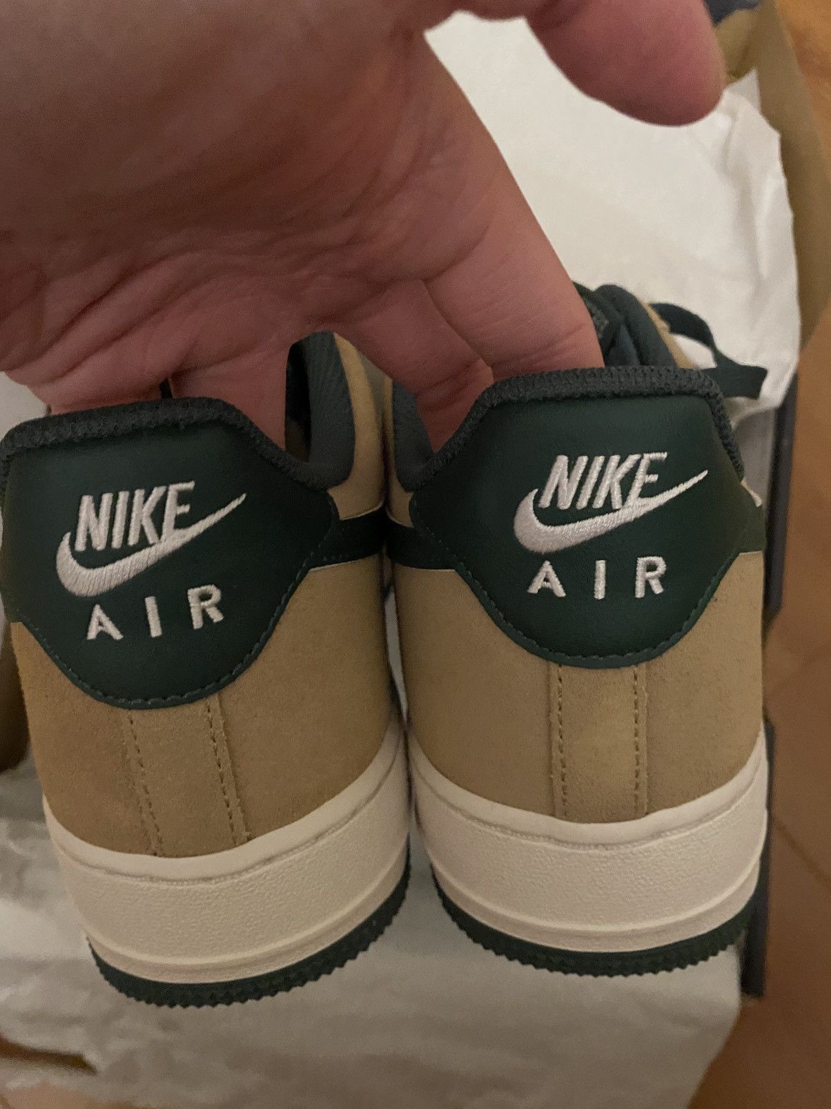 Nike Nike Air Force 1 07 LV8 Rattan Phantom Fir Size US 13 / EU 46 - 2 Thumbnail