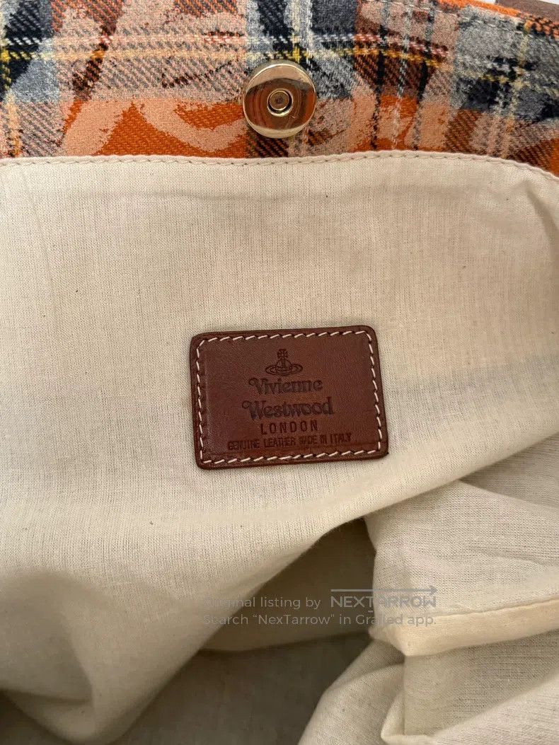 Vivienne Westwood Vivienne Westwood size os Graffiti check print punk handbag Size ONE SIZE - 7 Thumbnail