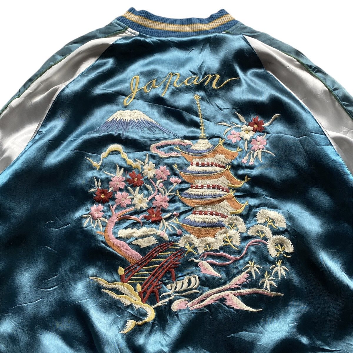 Japanese Brand 🔥RARE🔥 SUKAJAN JAPAN REVERSIBLE JACKET Size US M / EU 48-50 / 2 - 8 Thumbnail